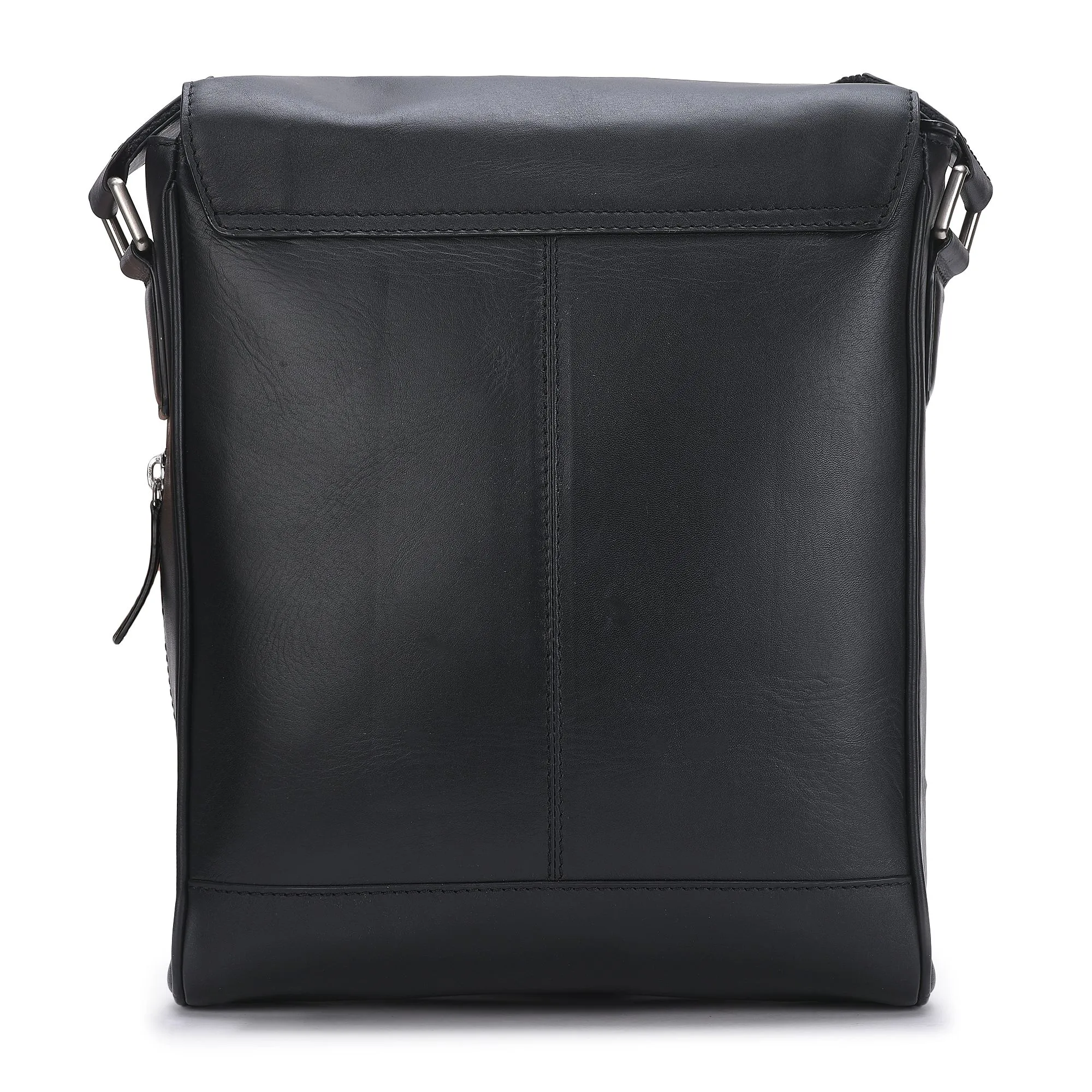 Black shoulder bag for men - Thumbnail 4