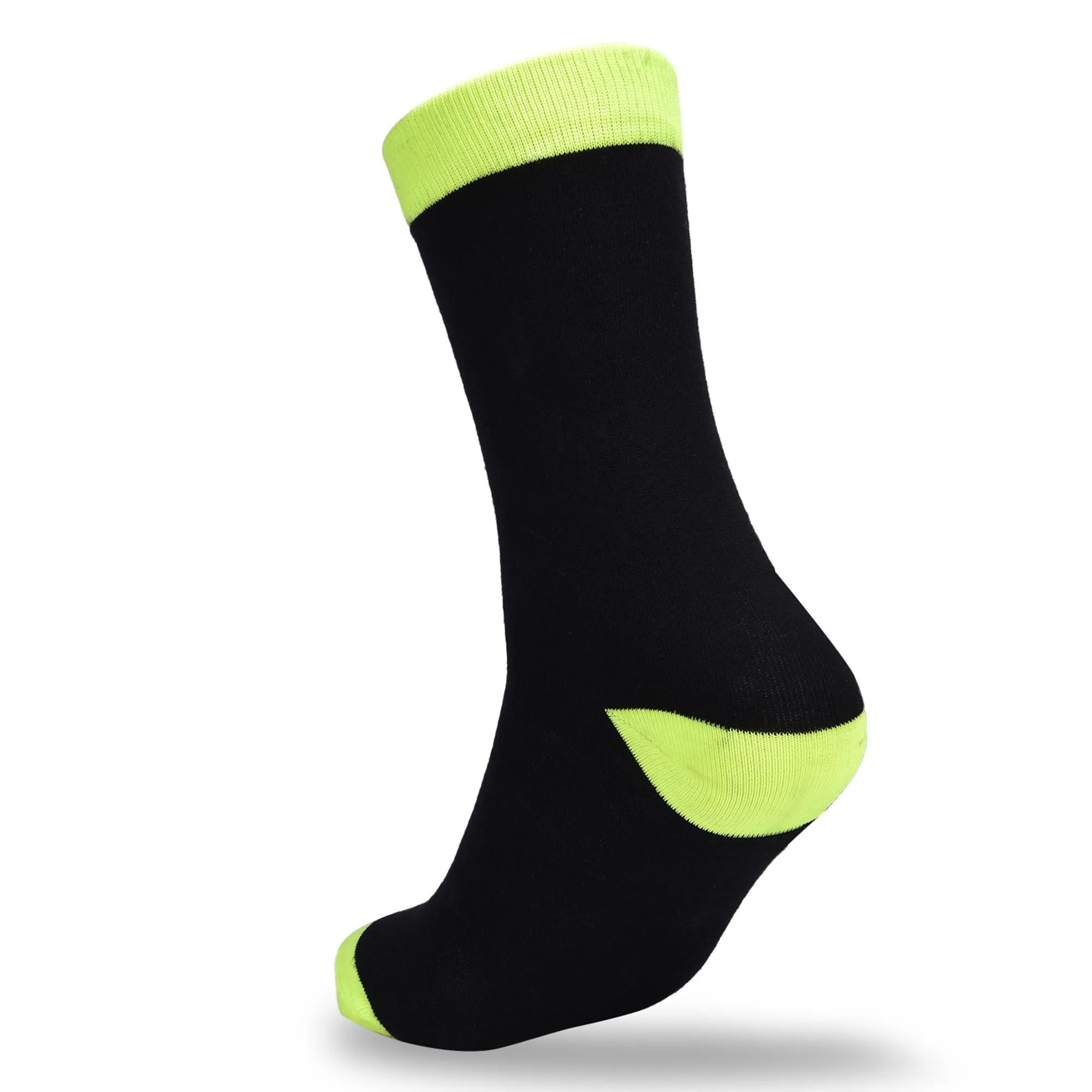 Black Neon Socks for Men - Thumbnail 4