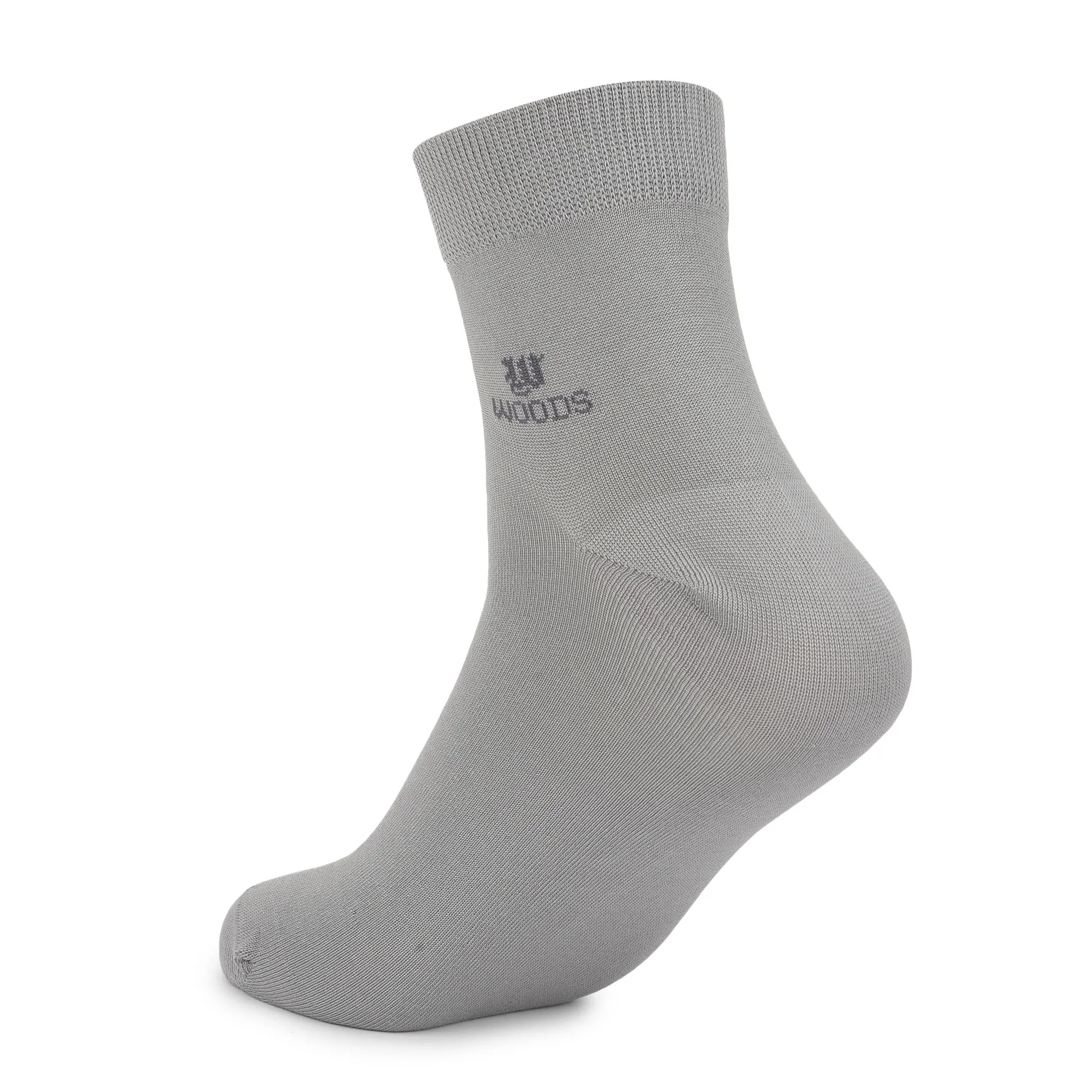Black/White/MGrey socks tripack for men - Thumbnail 3