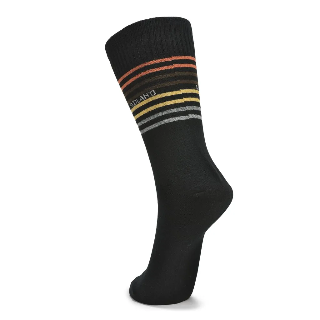 Woodland Black Woolen Socks For Men - Thumbnail 2