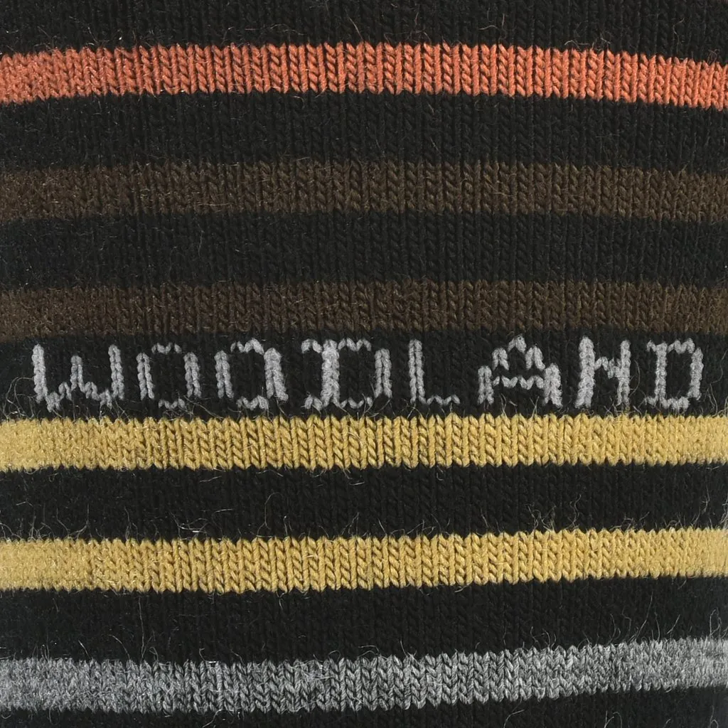 Woodland Black Woolen Socks For Men - Thumbnail 3