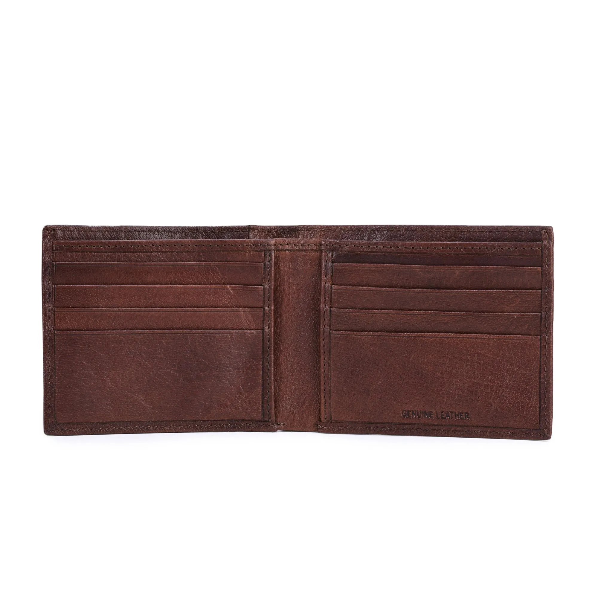 TAN Leather Wallet For Men - Thumbnail 4