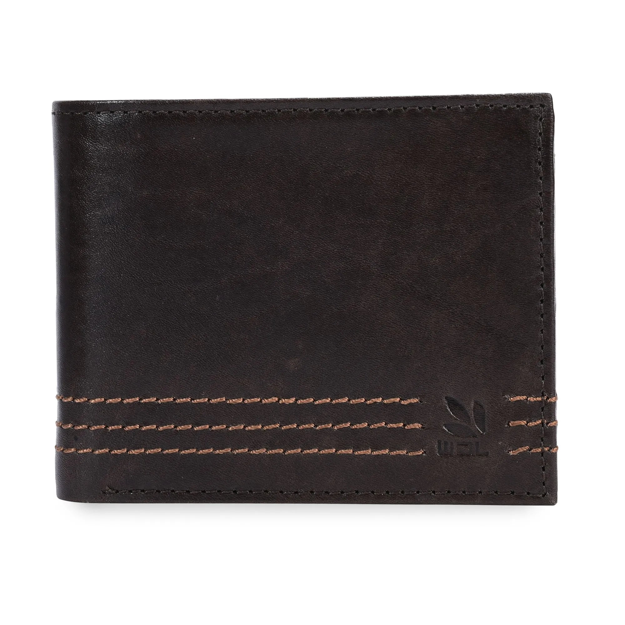 BROWN Leather Wallet For Men - Thumbnail 2