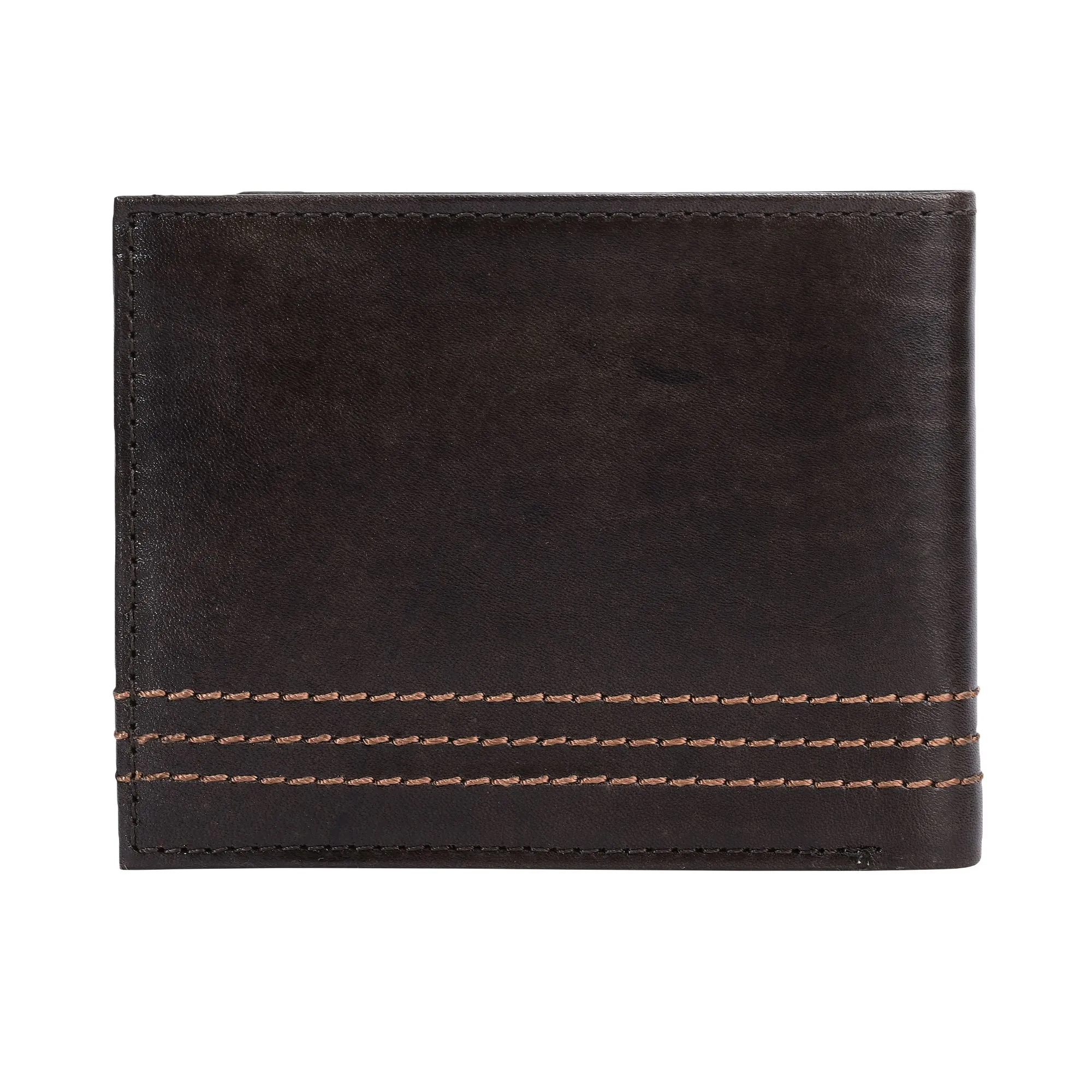 BROWN Leather Wallet For Men - Thumbnail 3