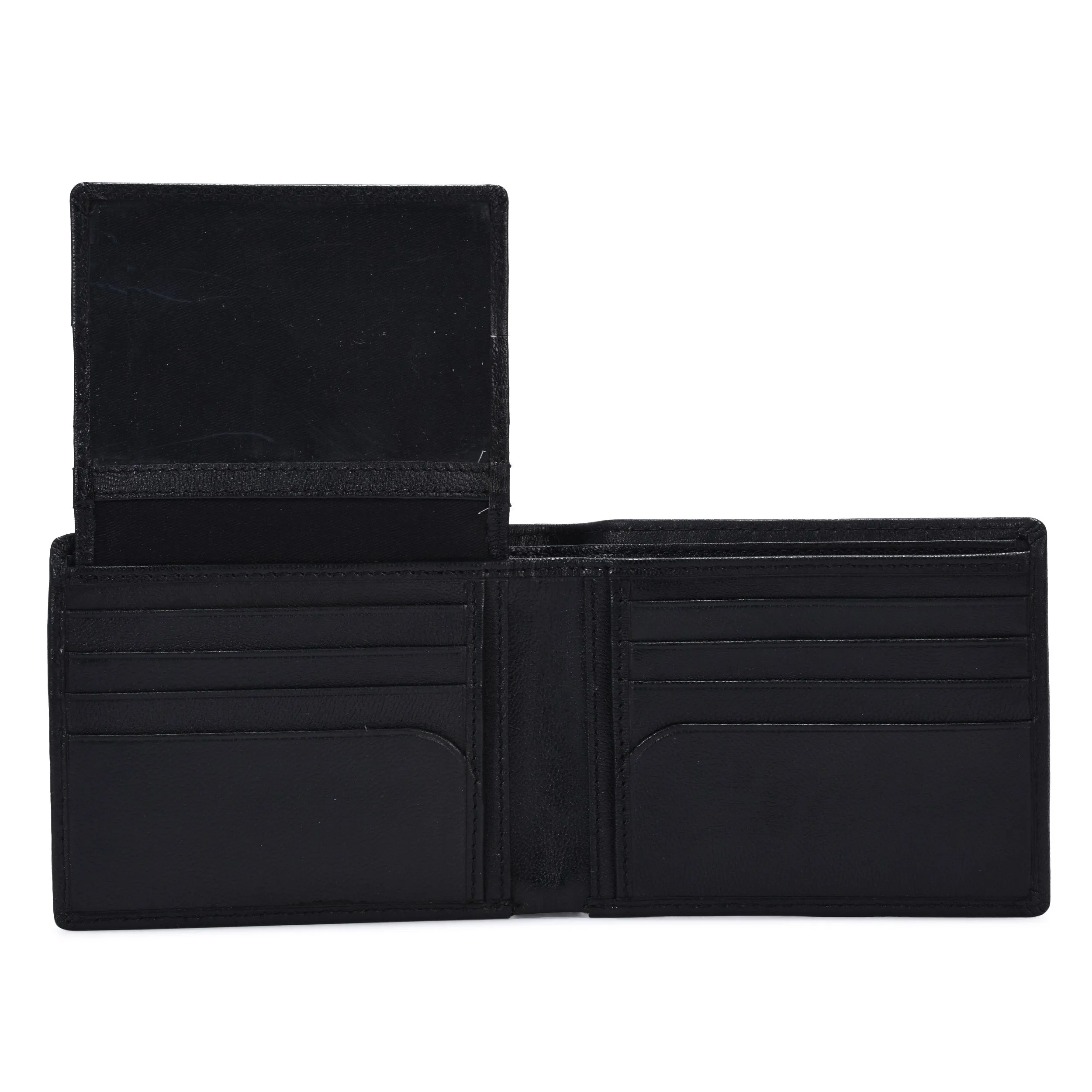 BLACK Men's Classic Leather Wallet - Thumbnail 4