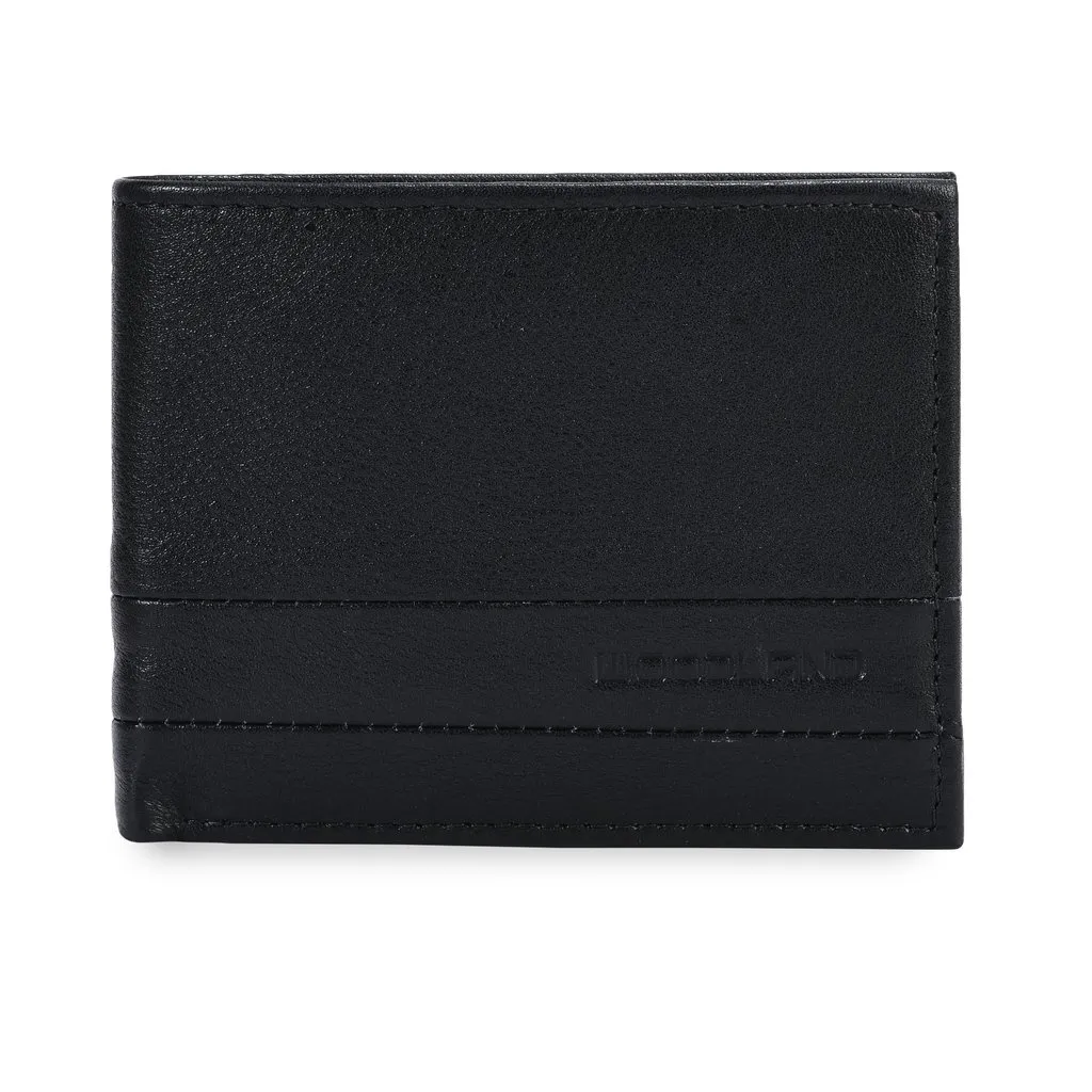 BLACK Leather Wallet for Men - Thumbnail 1