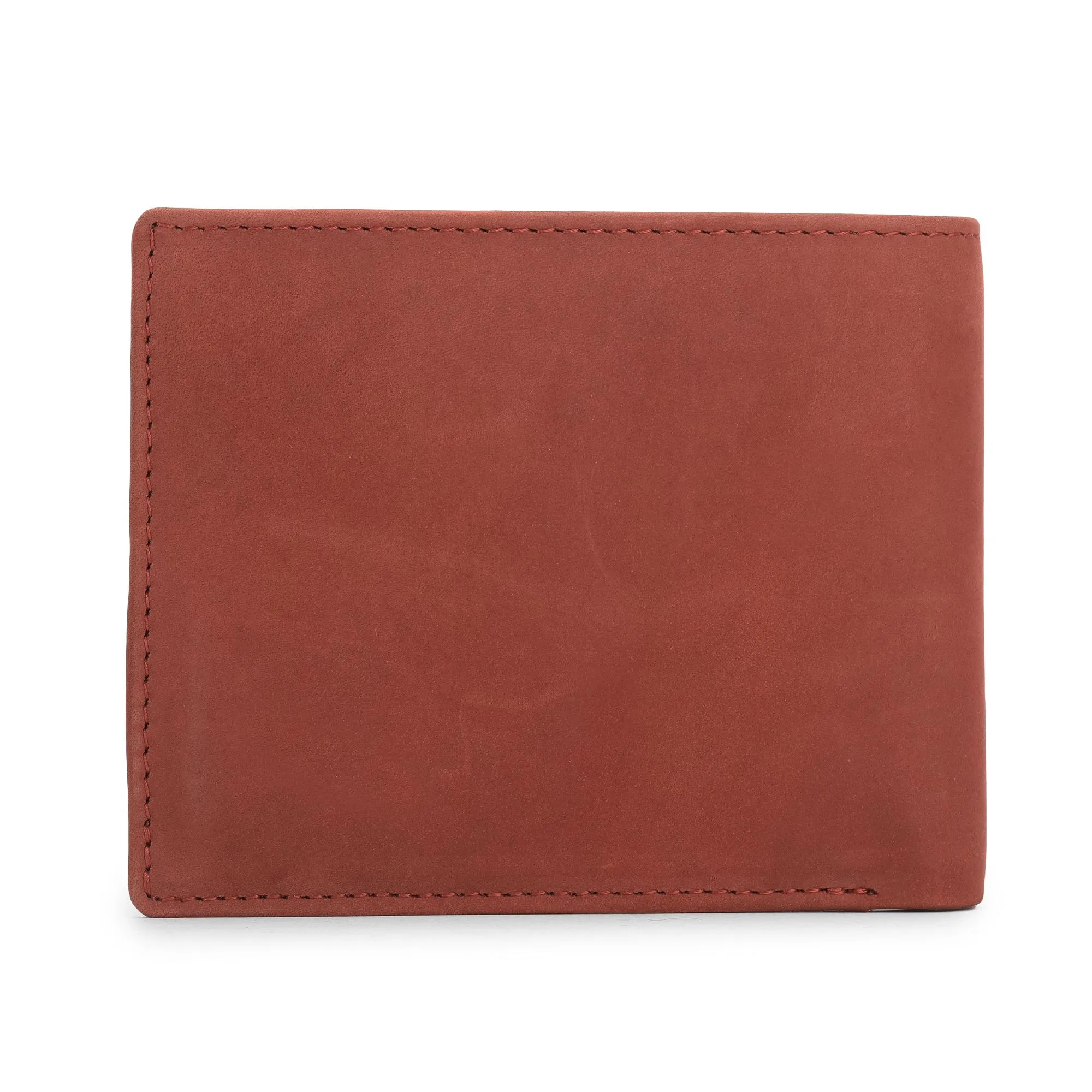 Red Leather wallet for men - Thumbnail 3