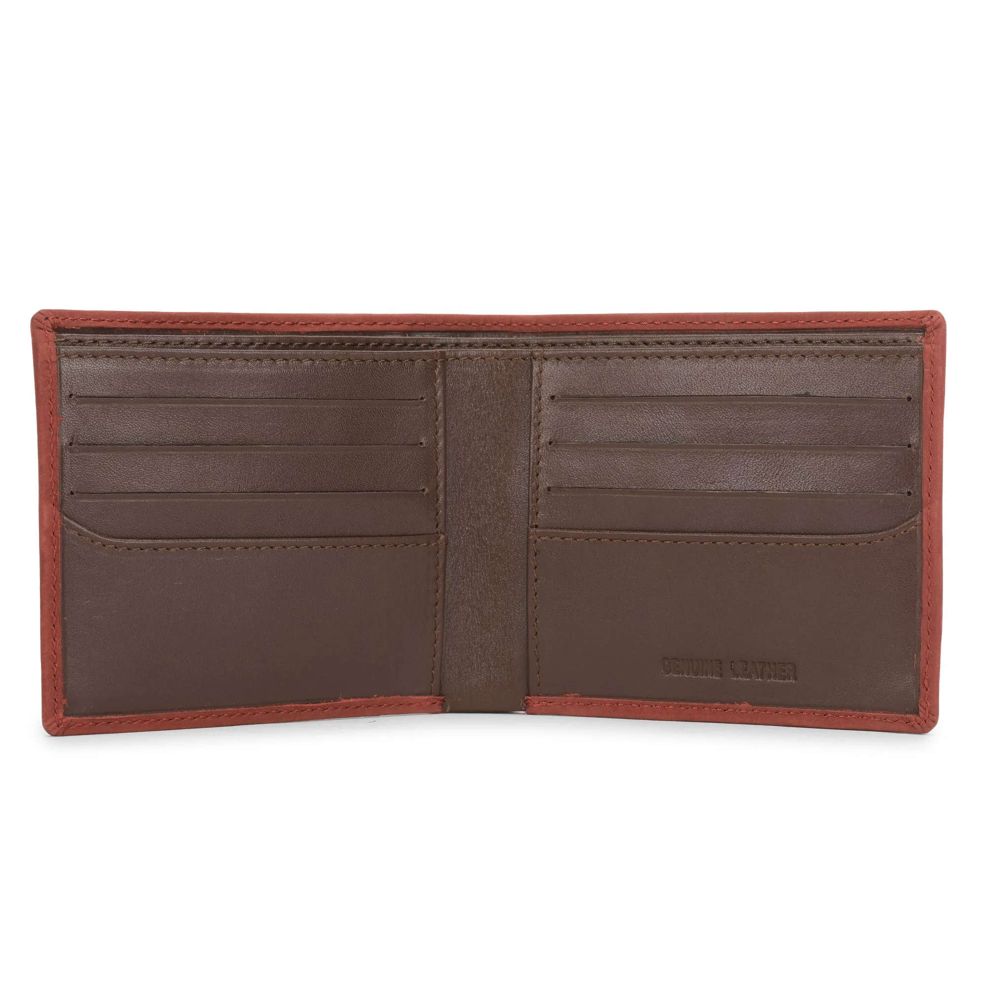 Red Leather wallet for men - Thumbnail 5