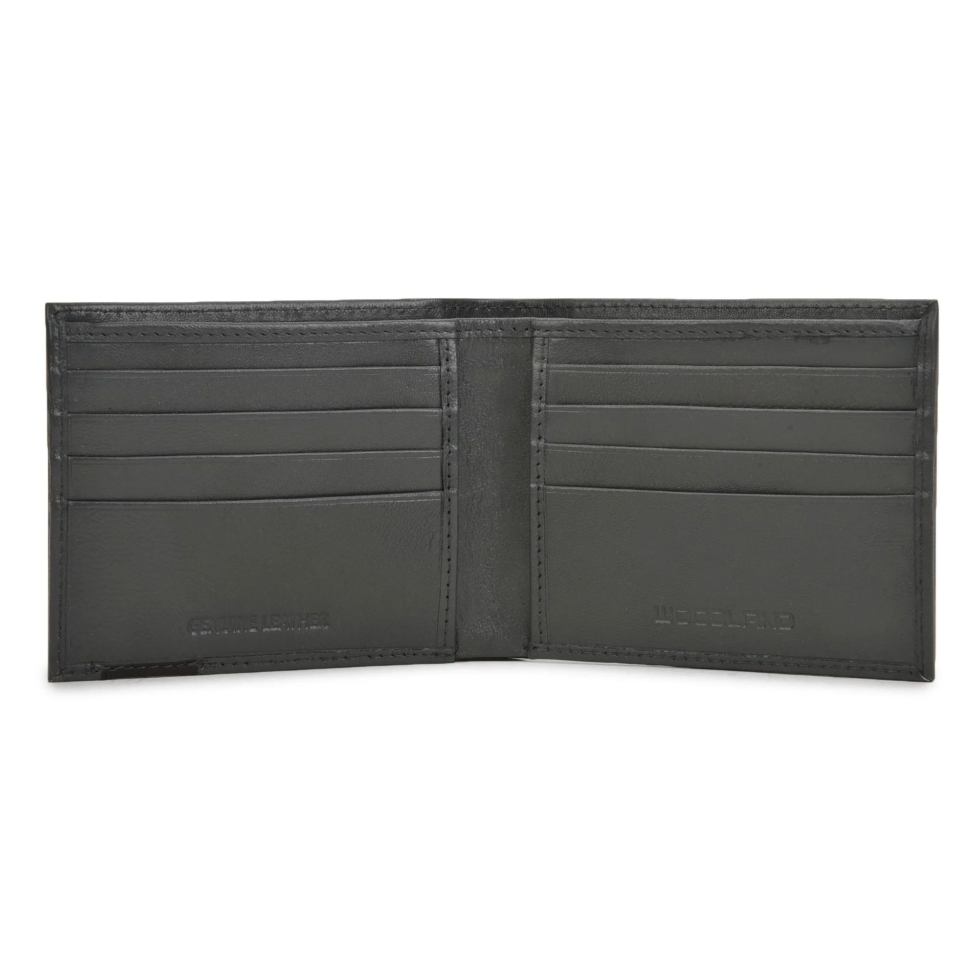 Grey bifold wallet for men - Thumbnail 3