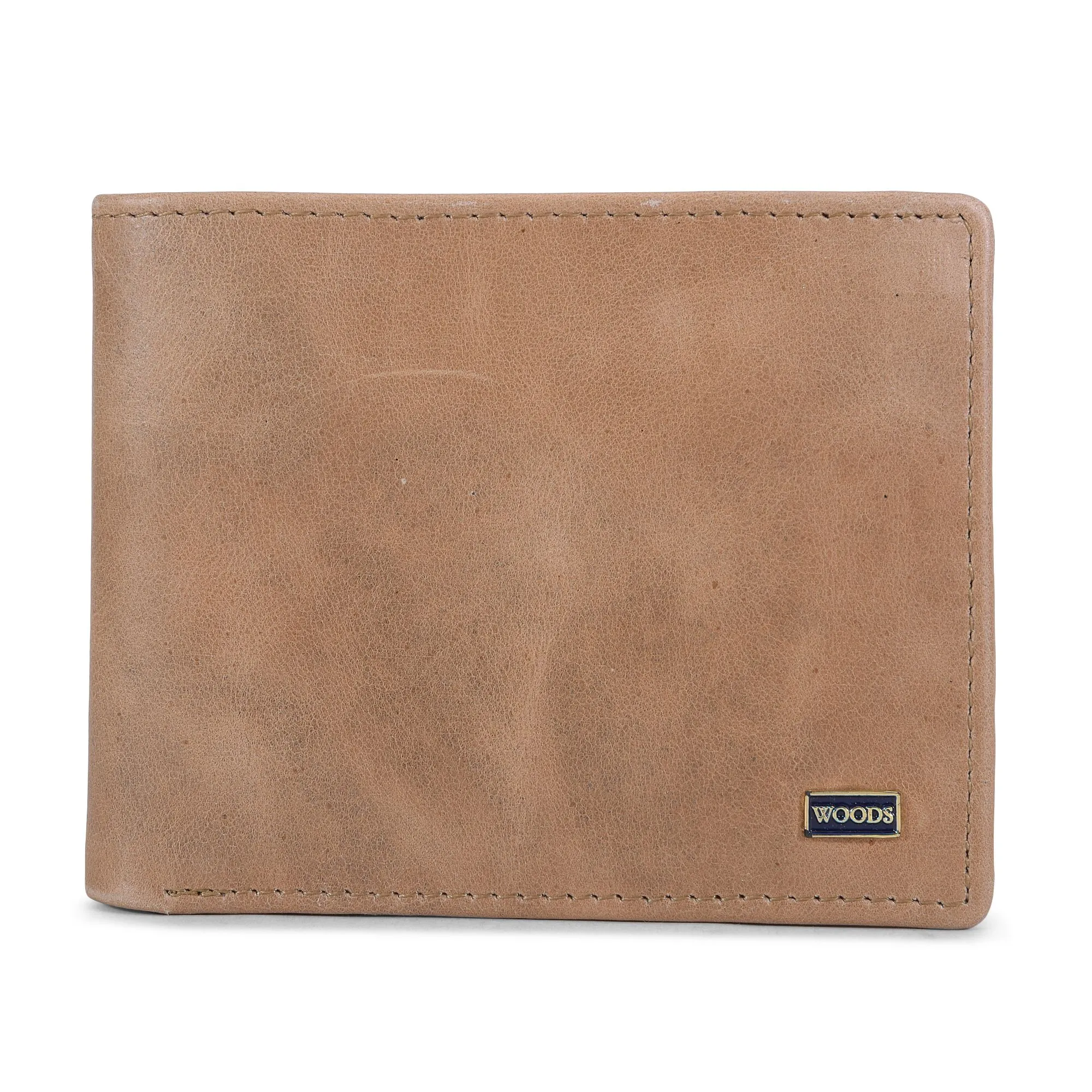 BEIGE/BROWN leather wallet - Image 1