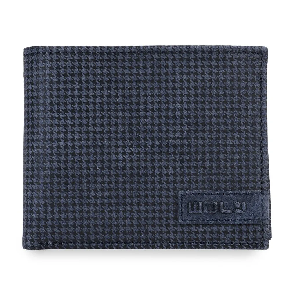 BLUE Leather Wallet For Men - Image 1