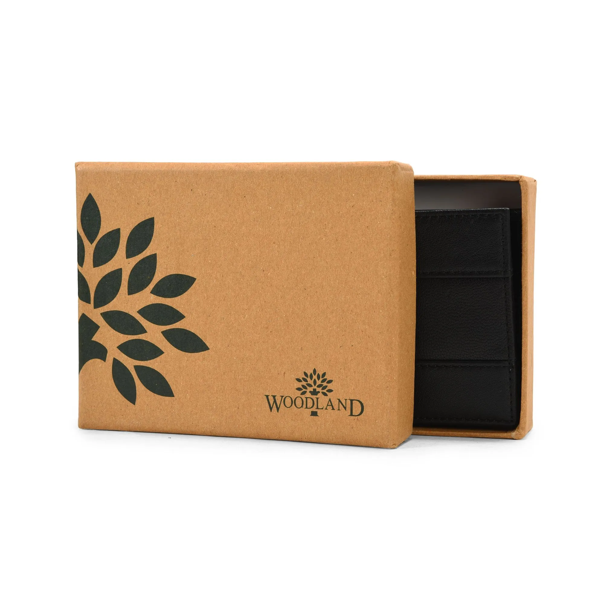Black leather Wallet for Men - Thumbnail 5