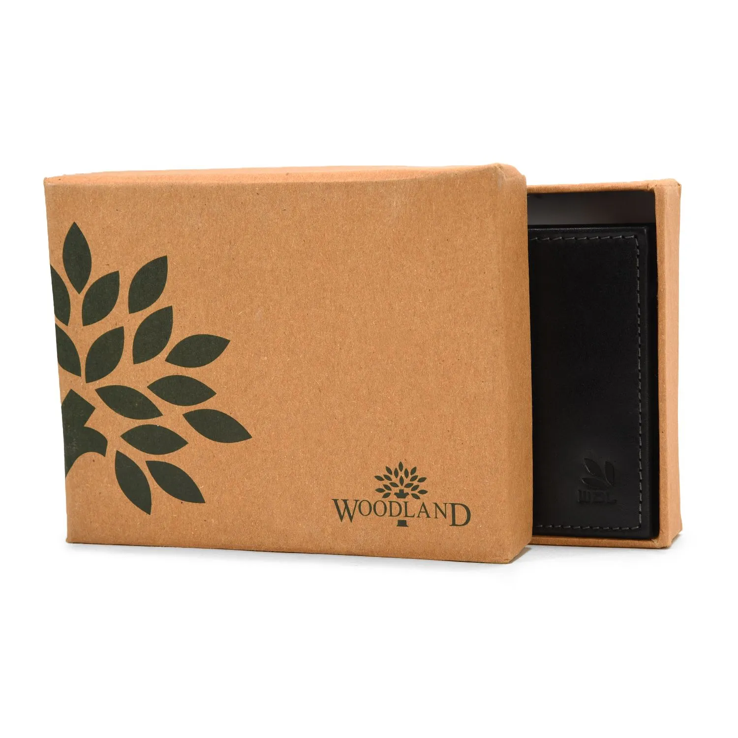 Black leather wallet for men - Thumbnail 5