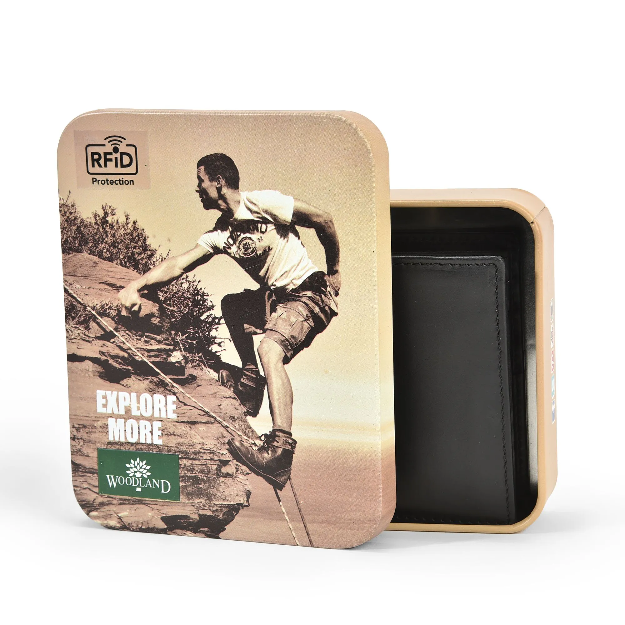 Black Leather wallet for men - Thumbnail 4