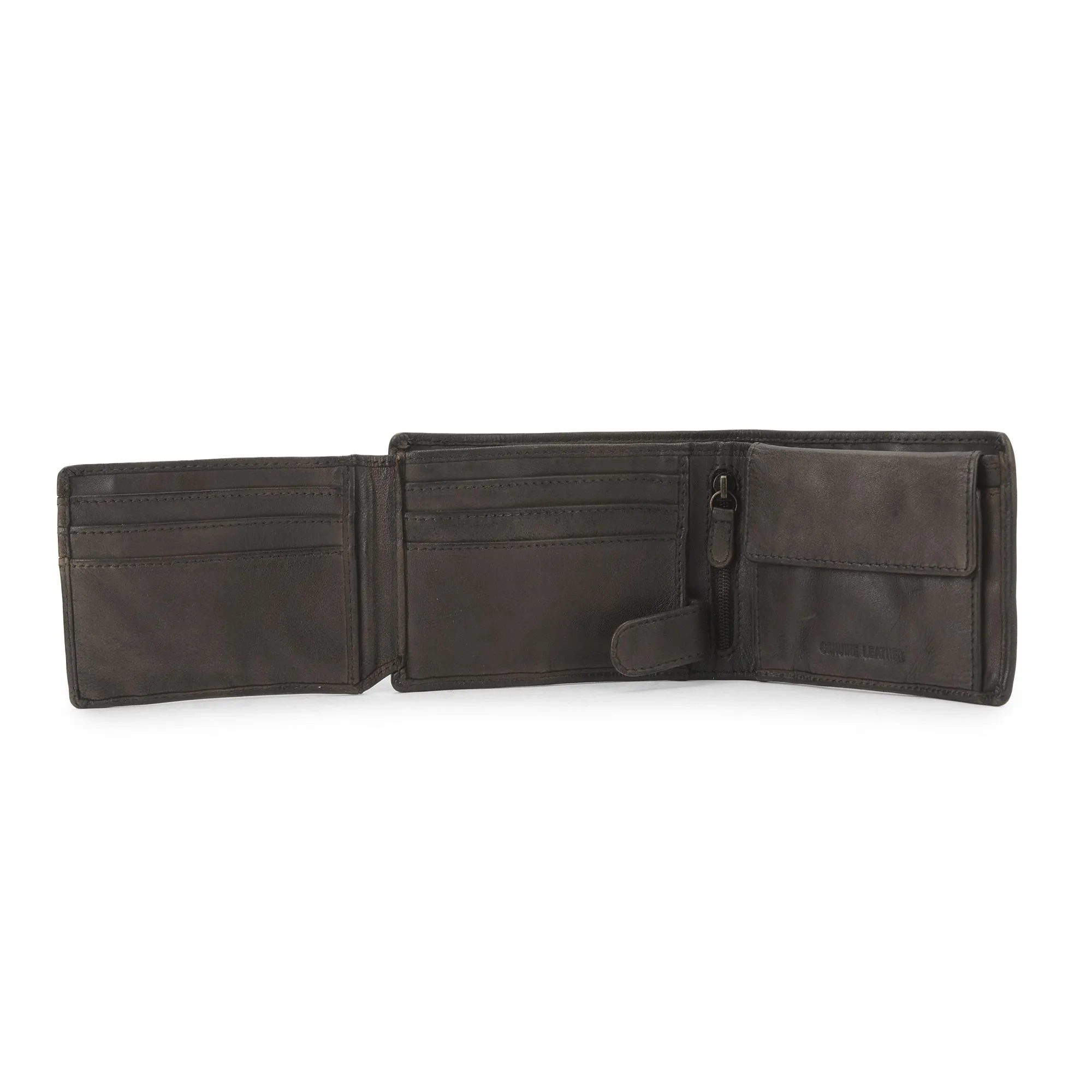 Olive wallet for men - Thumbnail 5