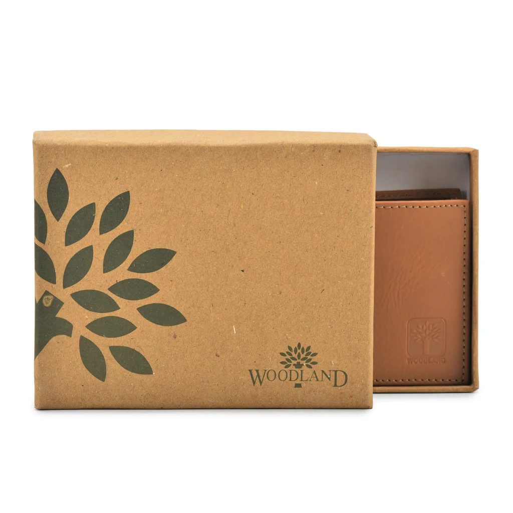 Tan bi-fold wallet for men - Thumbnail 4