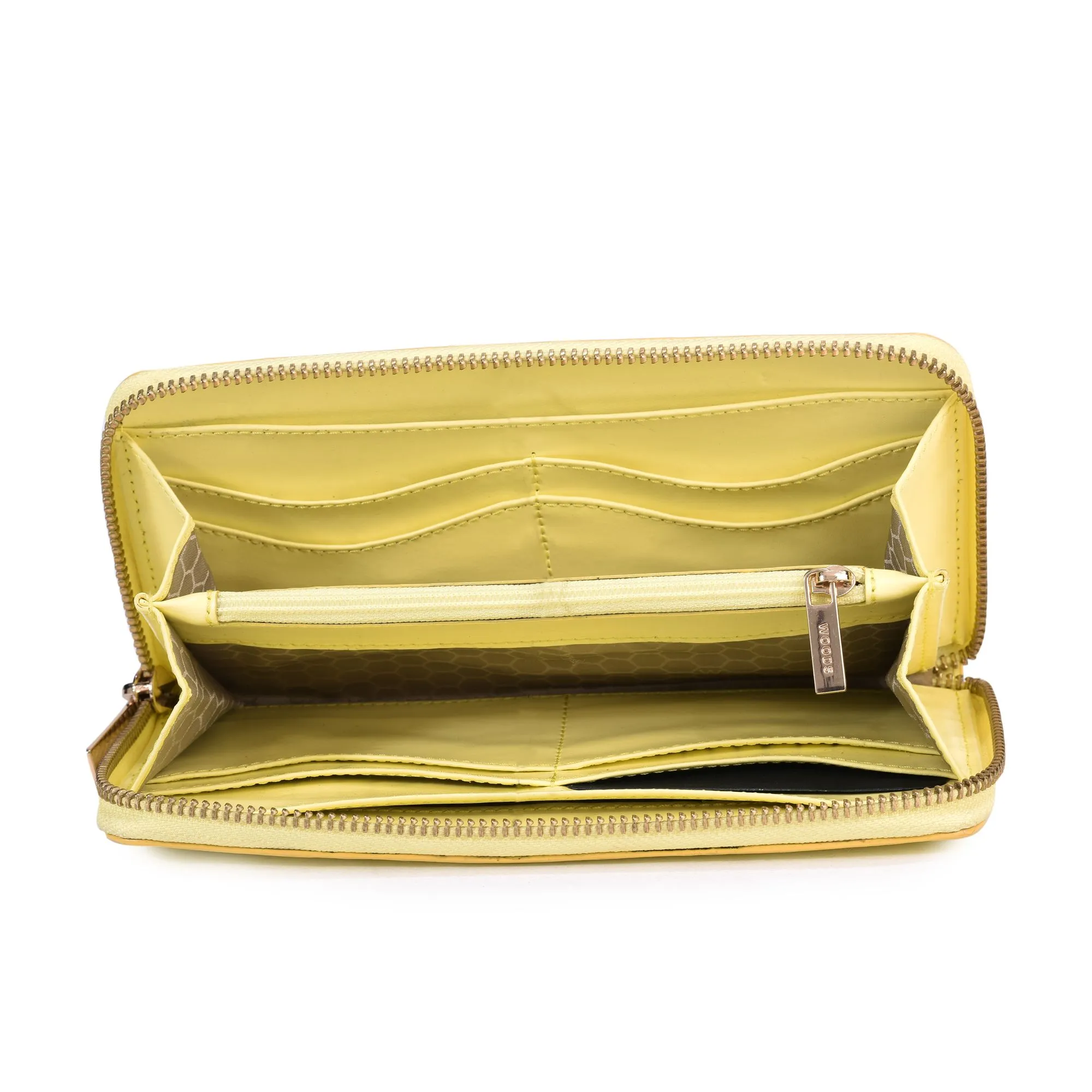 YELLOW wallet for women - Thumbnail 4