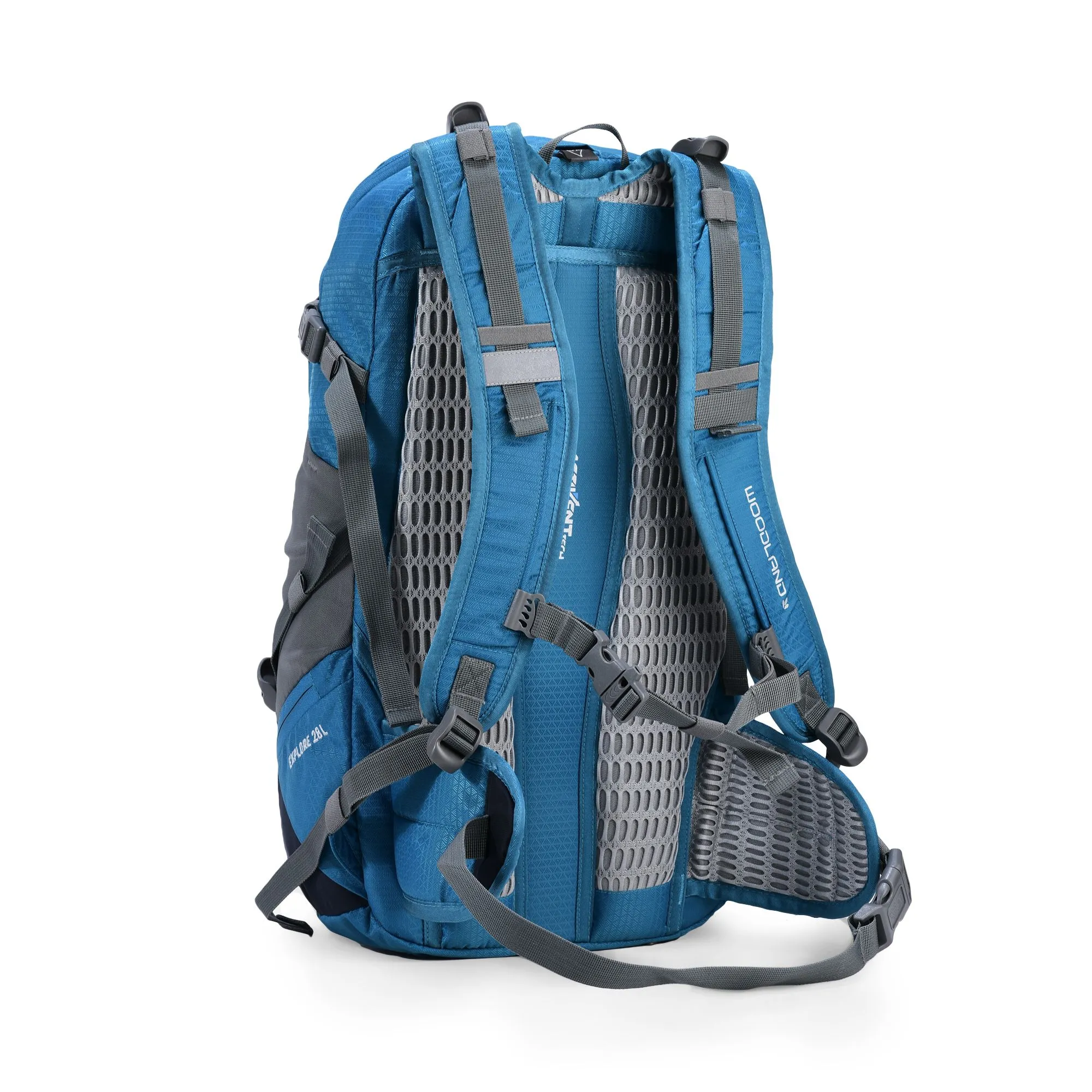 Turquoise/Navy trekking backpack - Thumbnail 3