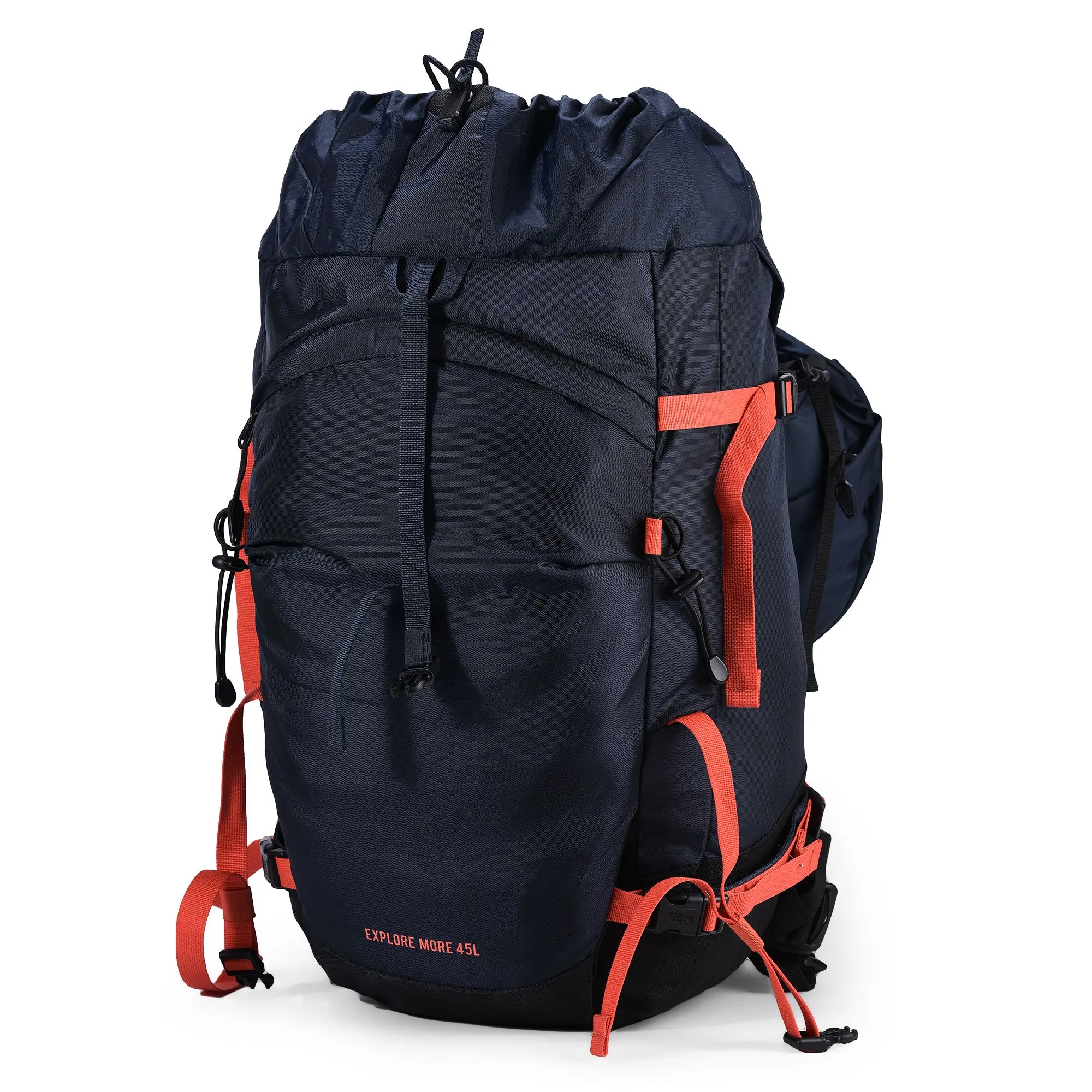 Navy and black trekking bag 45L - Thumbnail 2