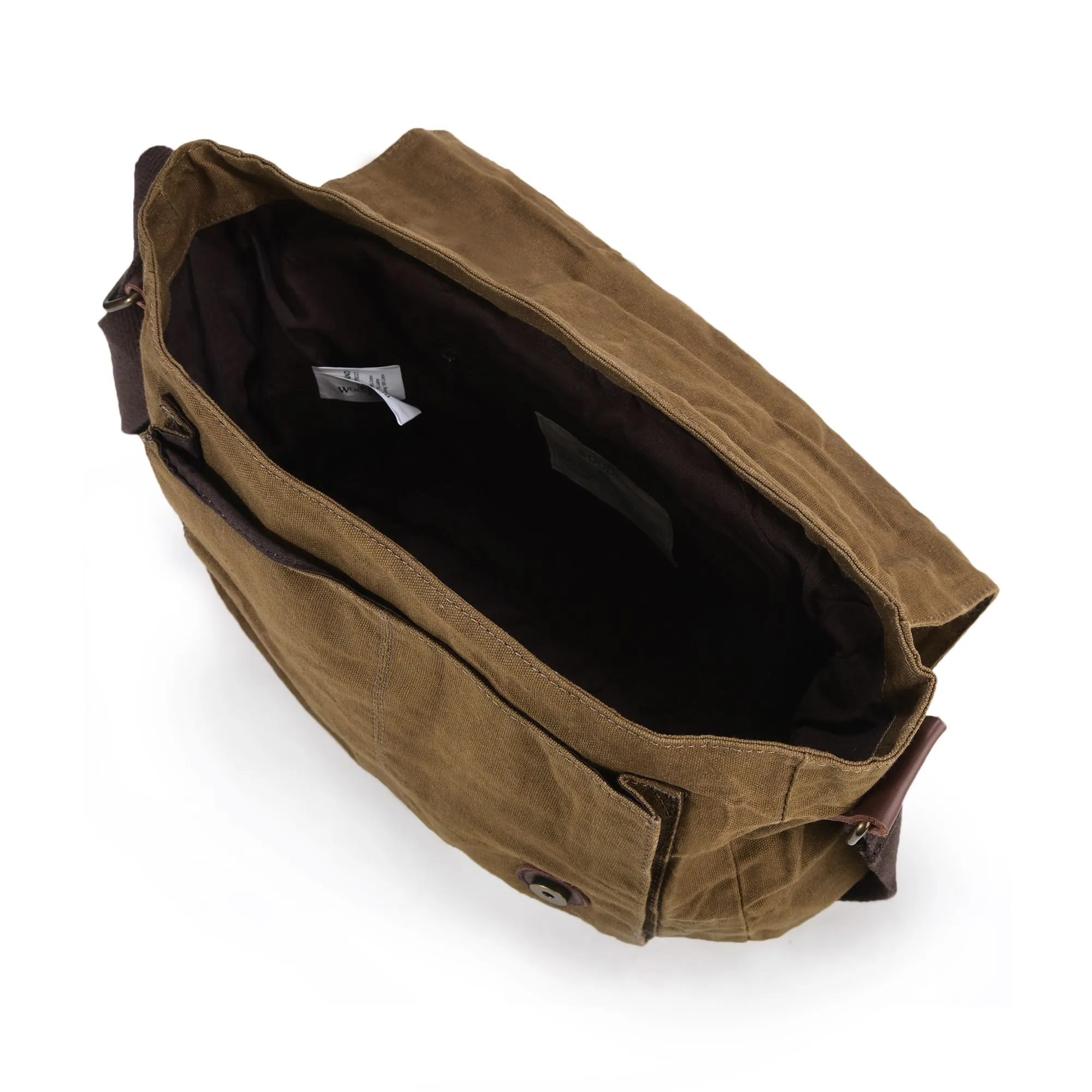 KHAKI messenger bag - Thumbnail 4