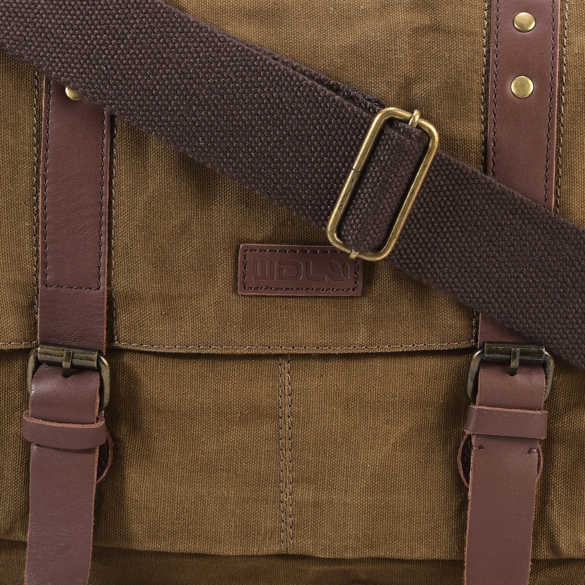 KHAKI messenger bag - Thumbnail 5