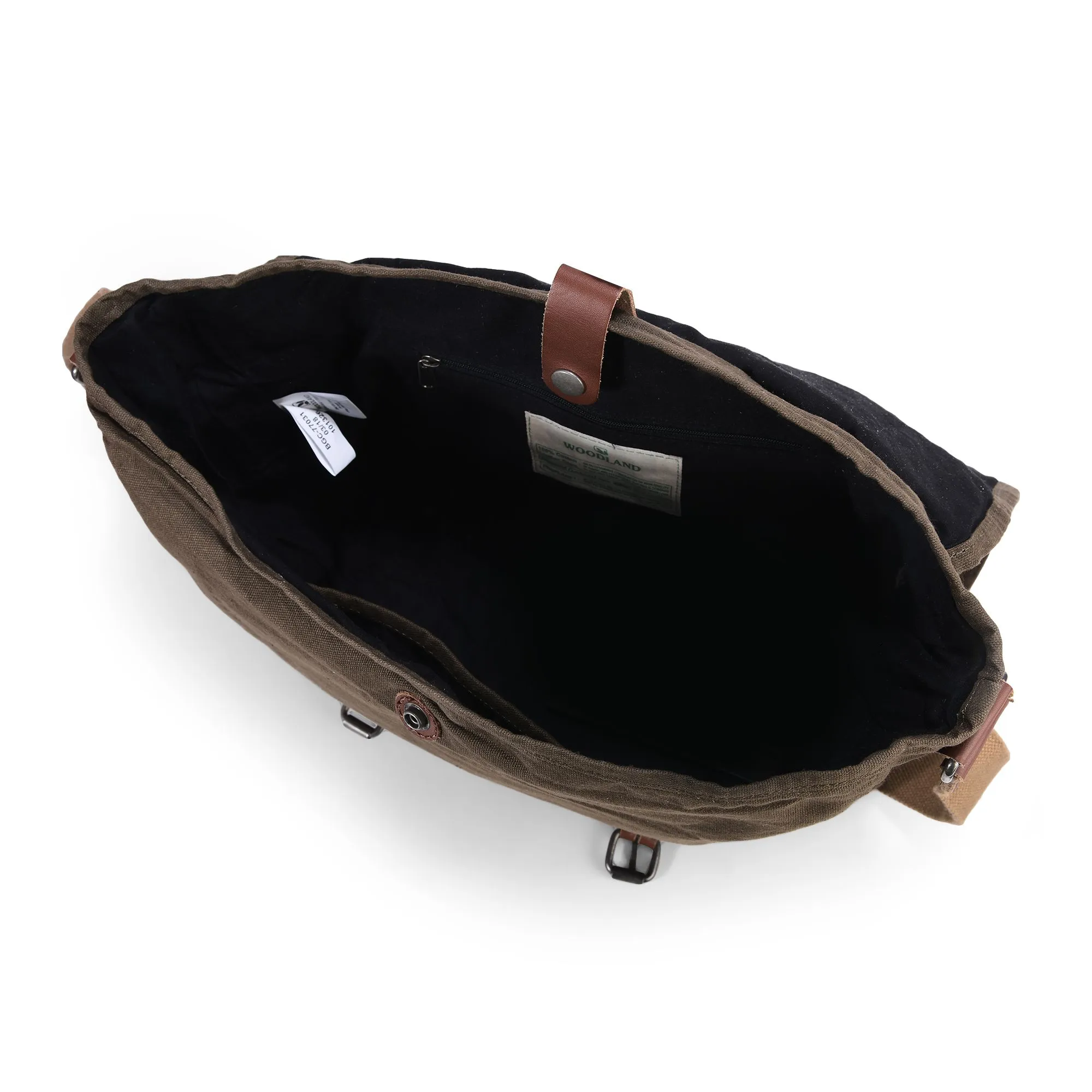 OLIVE GREEN messenger bag - Thumbnail 4