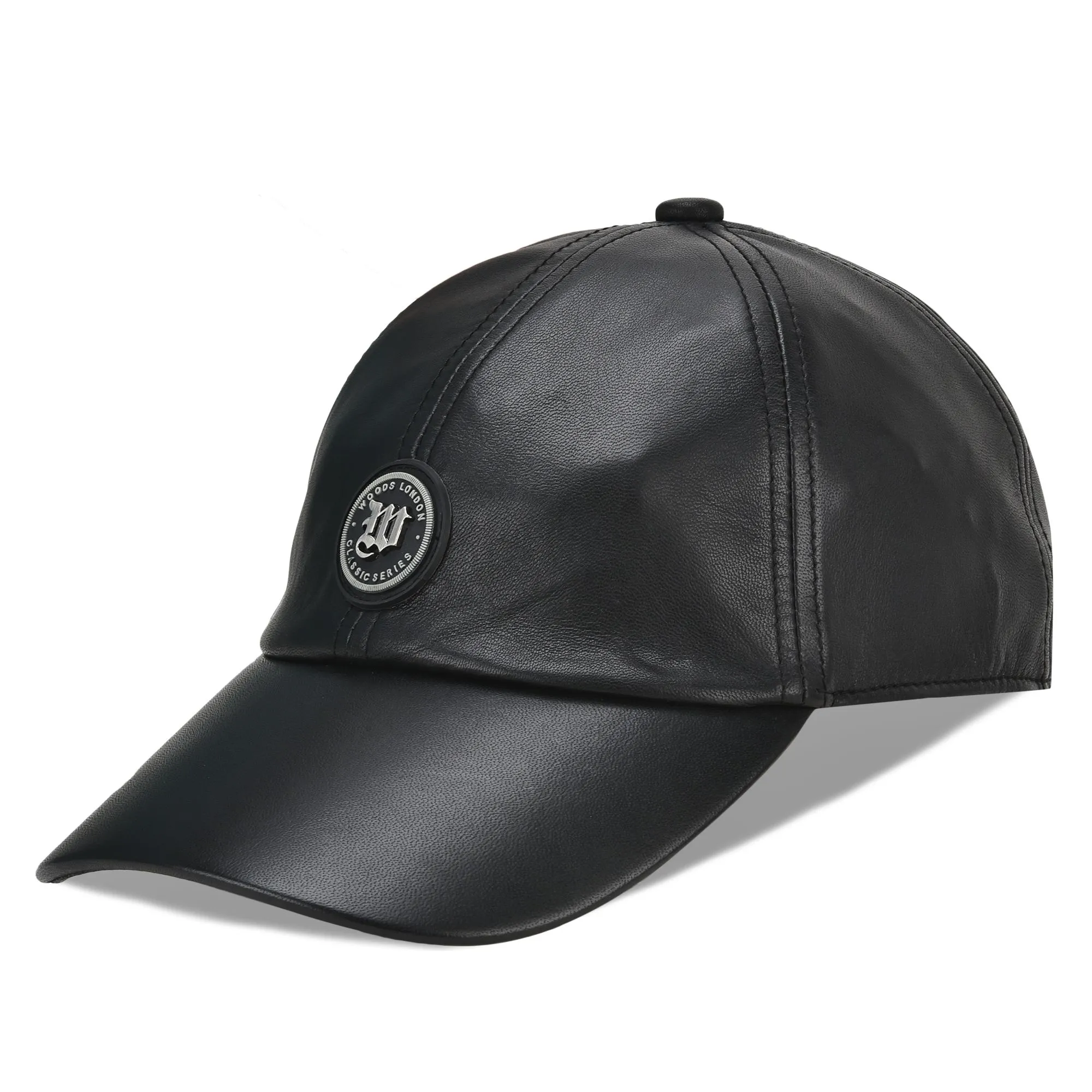 Black Leather Cap - Thumbnail 3