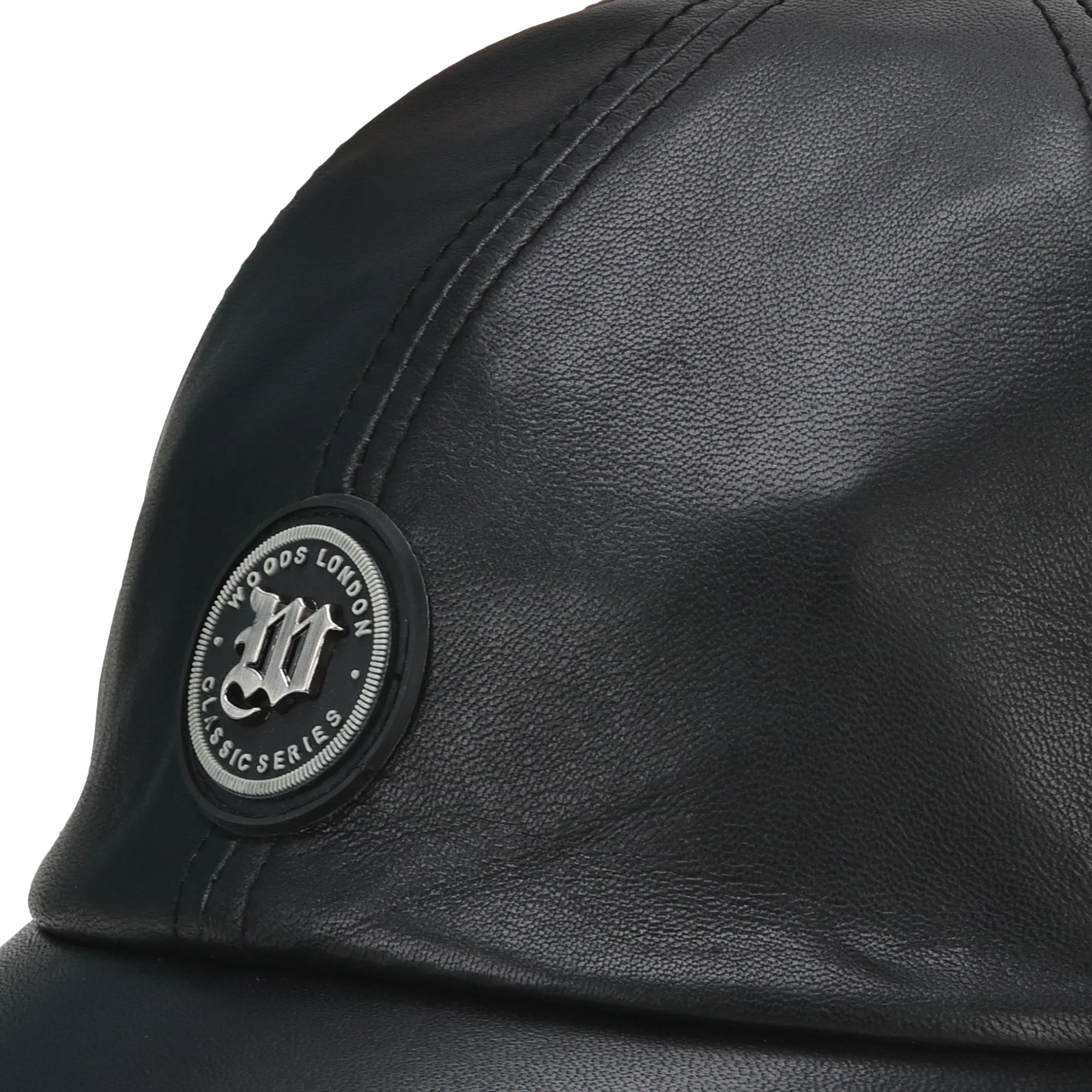 Black Leather Cap - Thumbnail 4