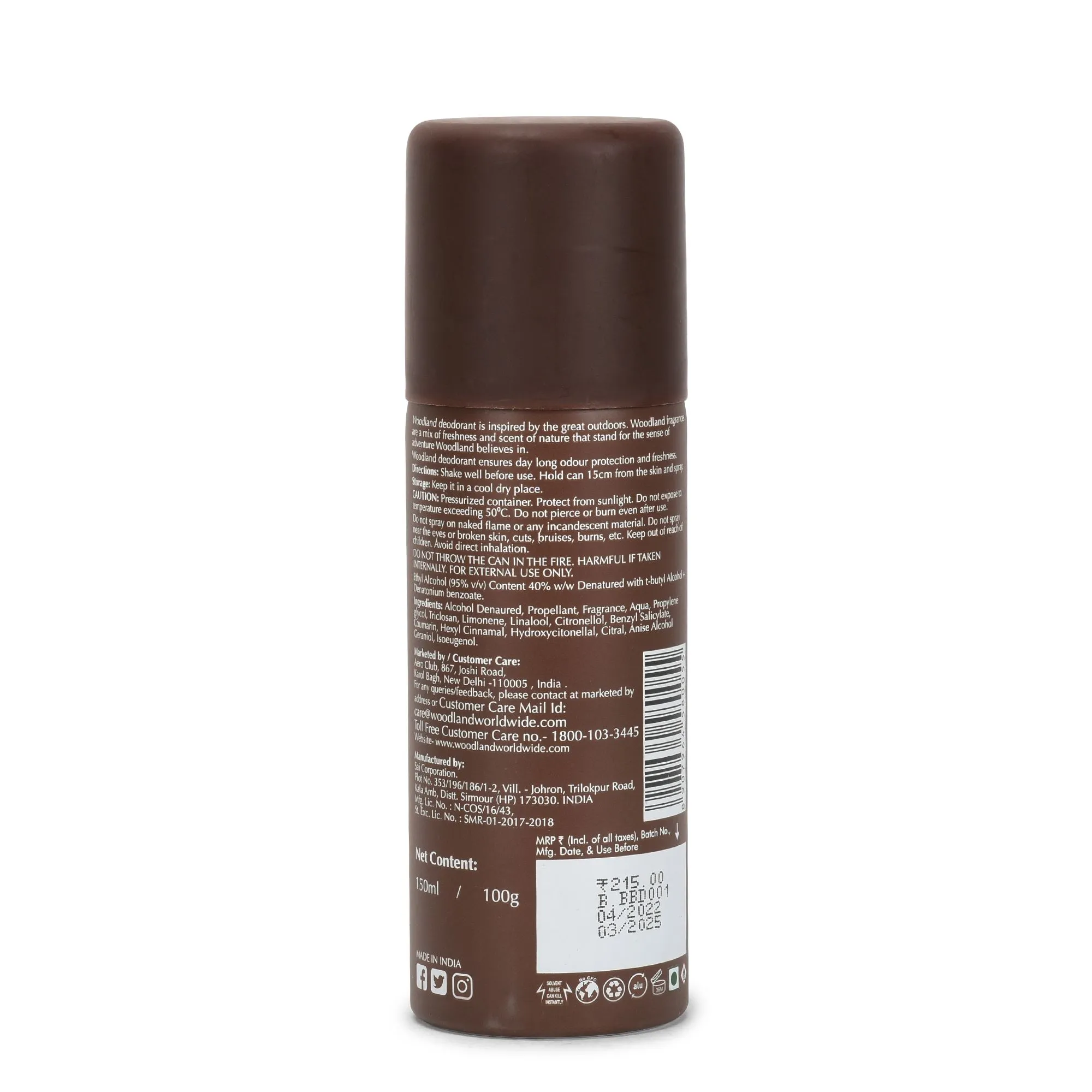 Mountain Mist Unisex Deodorant - Thumbnail 2