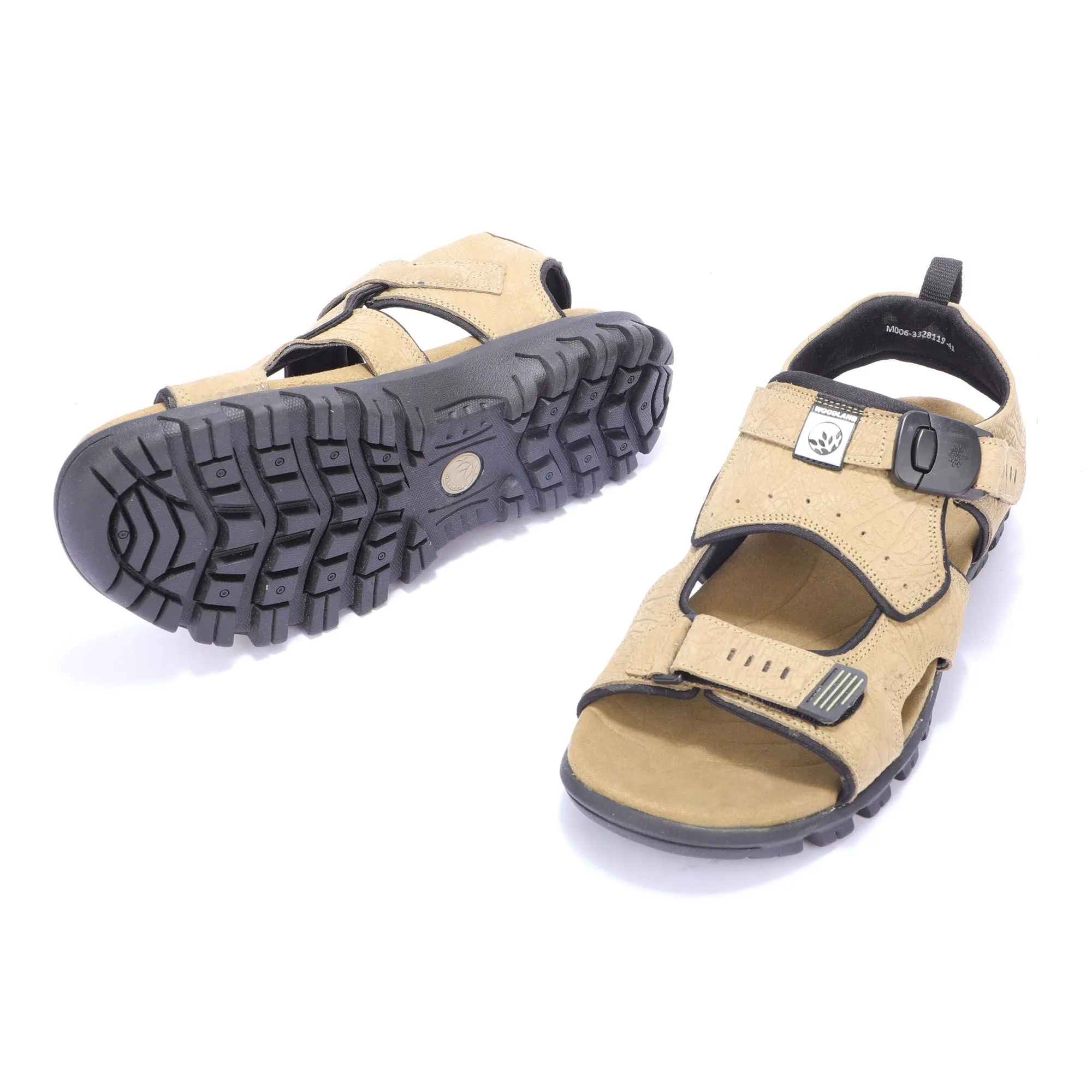 Khaki floater sandal for men - Thumbnail 4