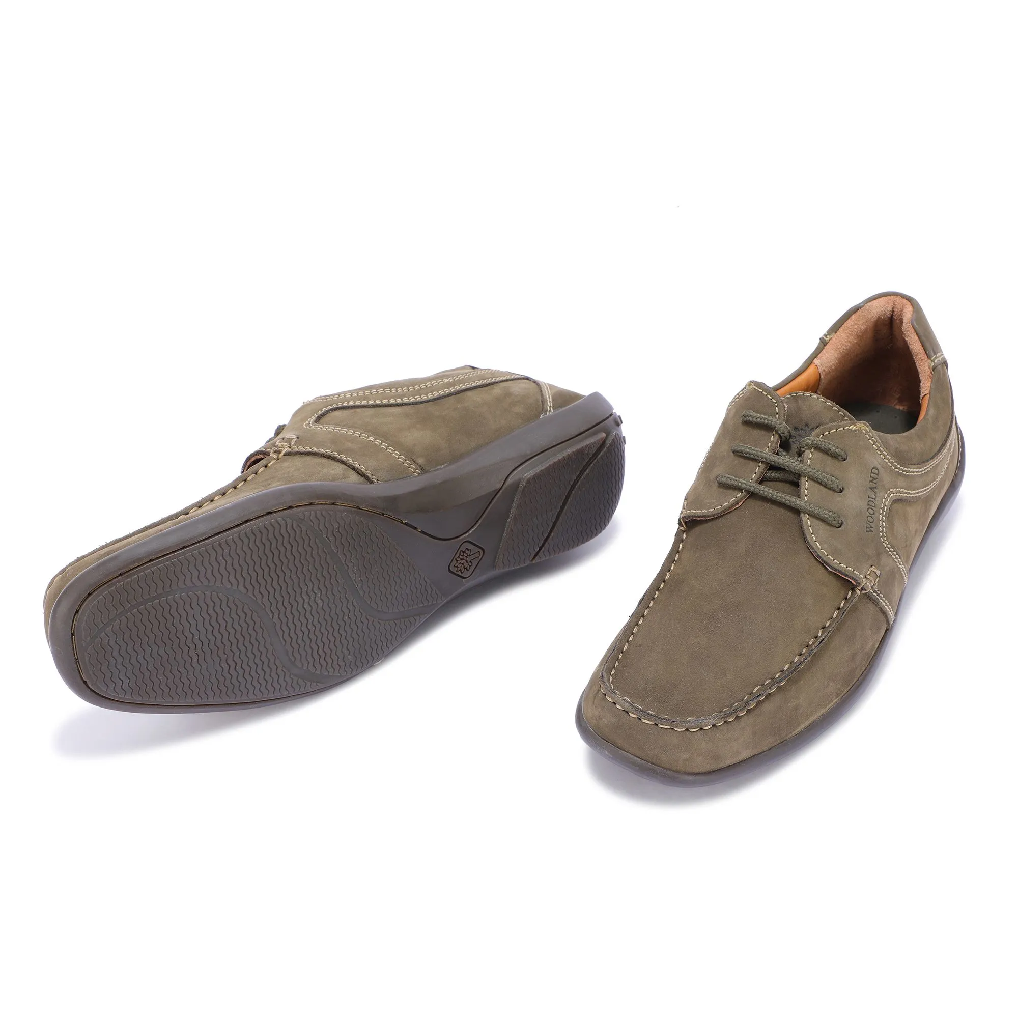 Woodland olive casual shoes - Thumbnail 4