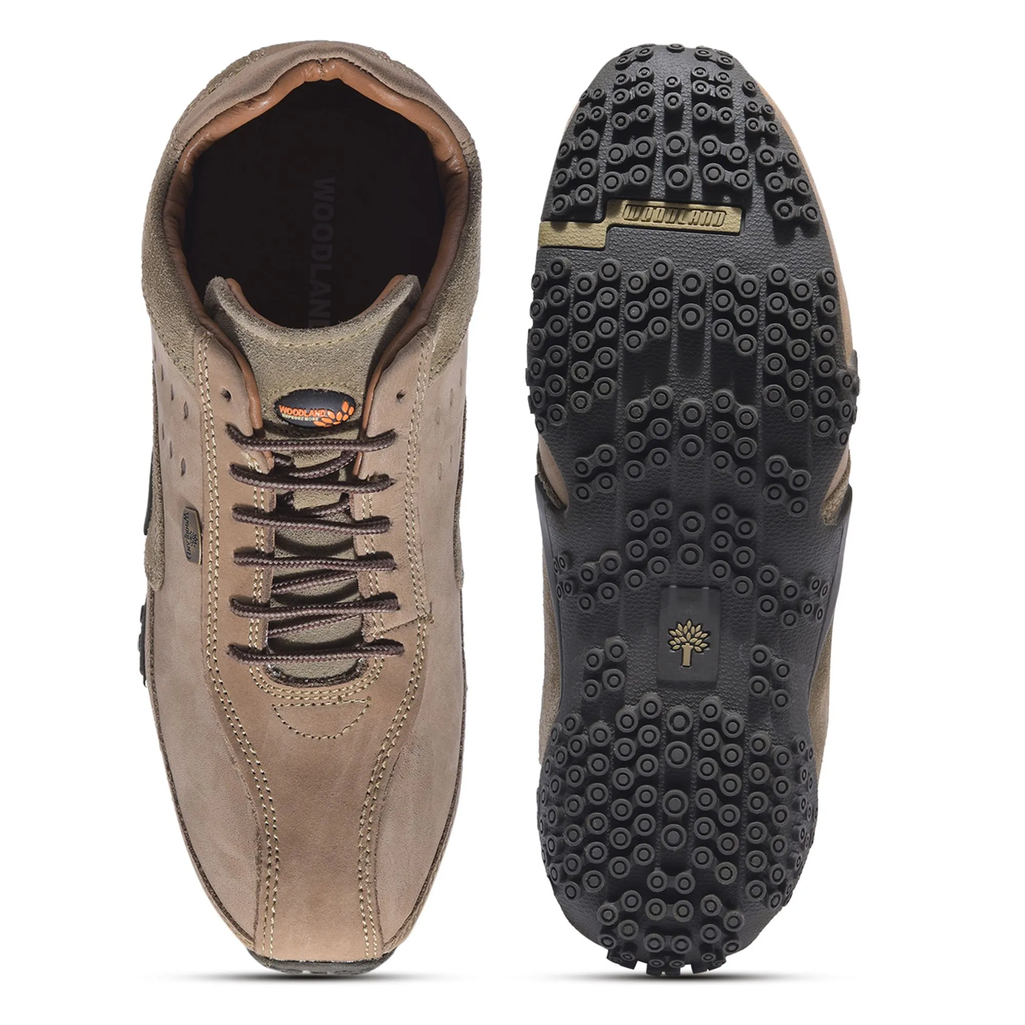 Woodland Khaki casual shoes - Thumbnail 7