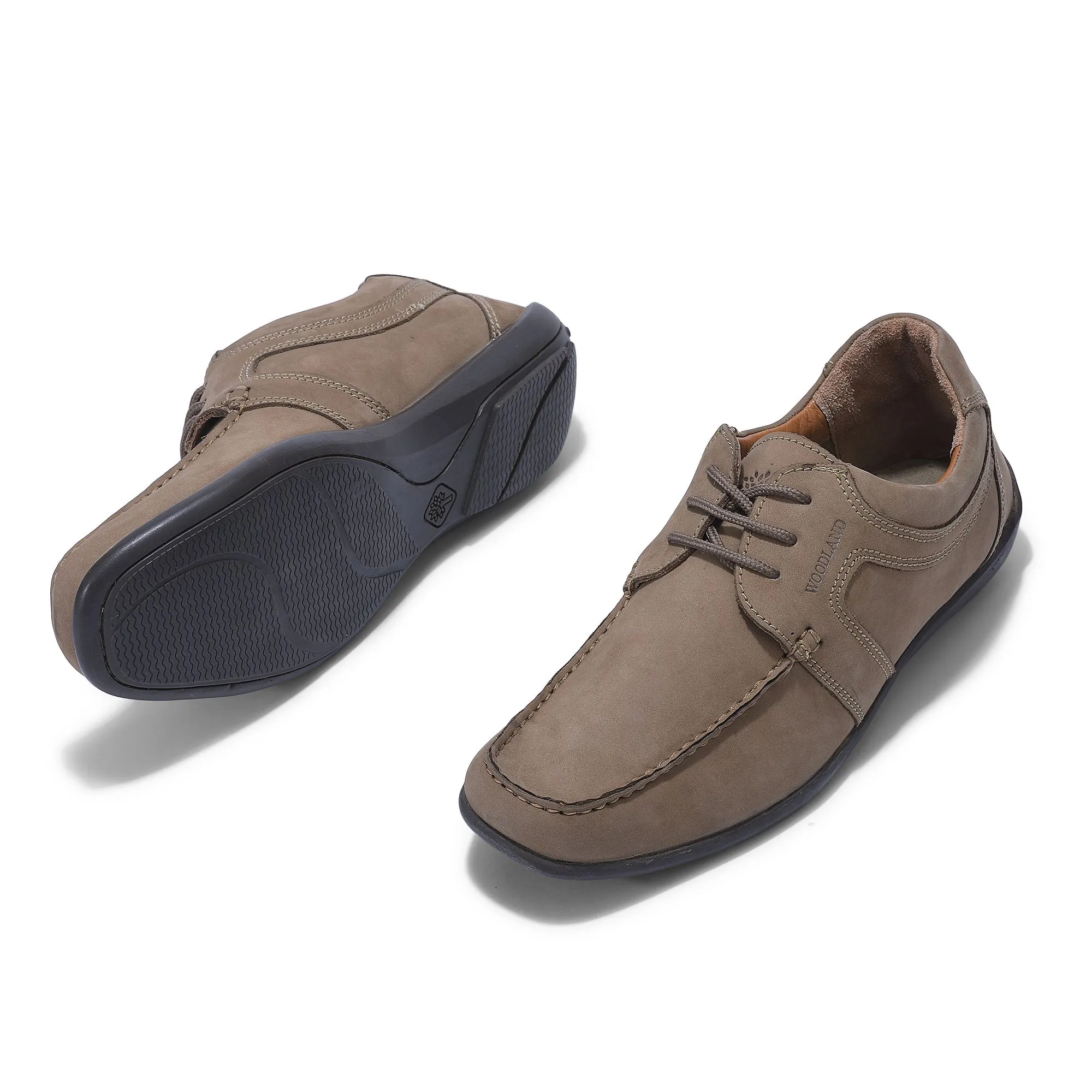Woodland Khaki casual shoes - Thumbnail 4