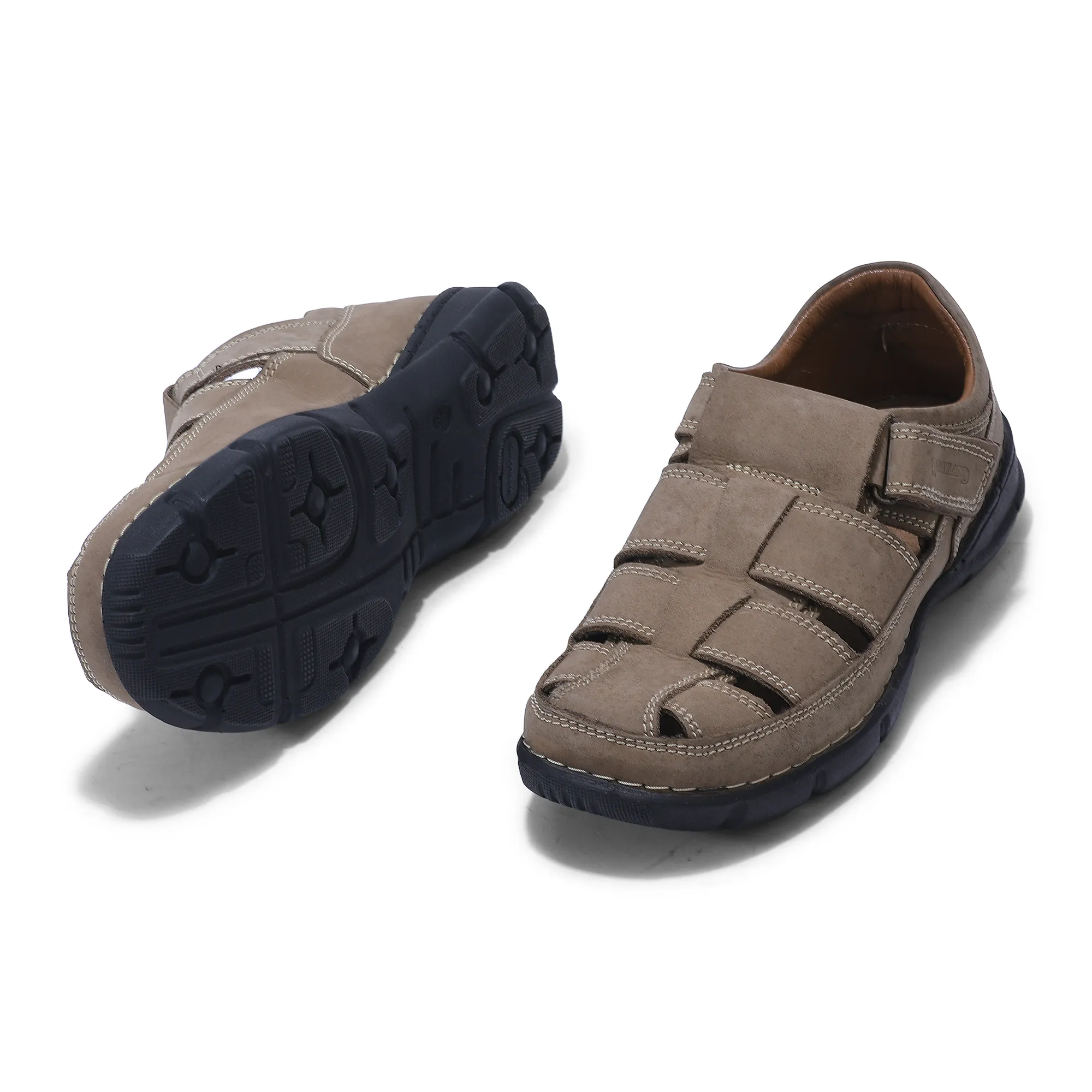 Woodland Khaki casual sandals - Thumbnail 4