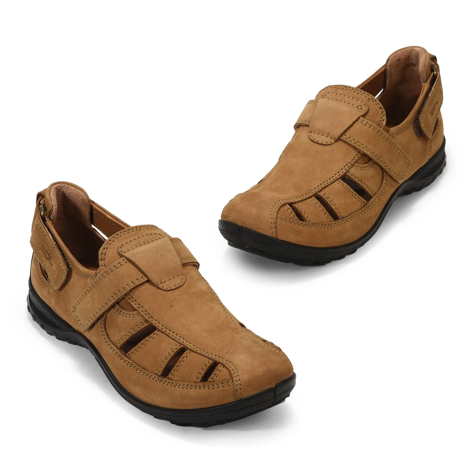 Camel closed toe sandal - Thumbnail 2