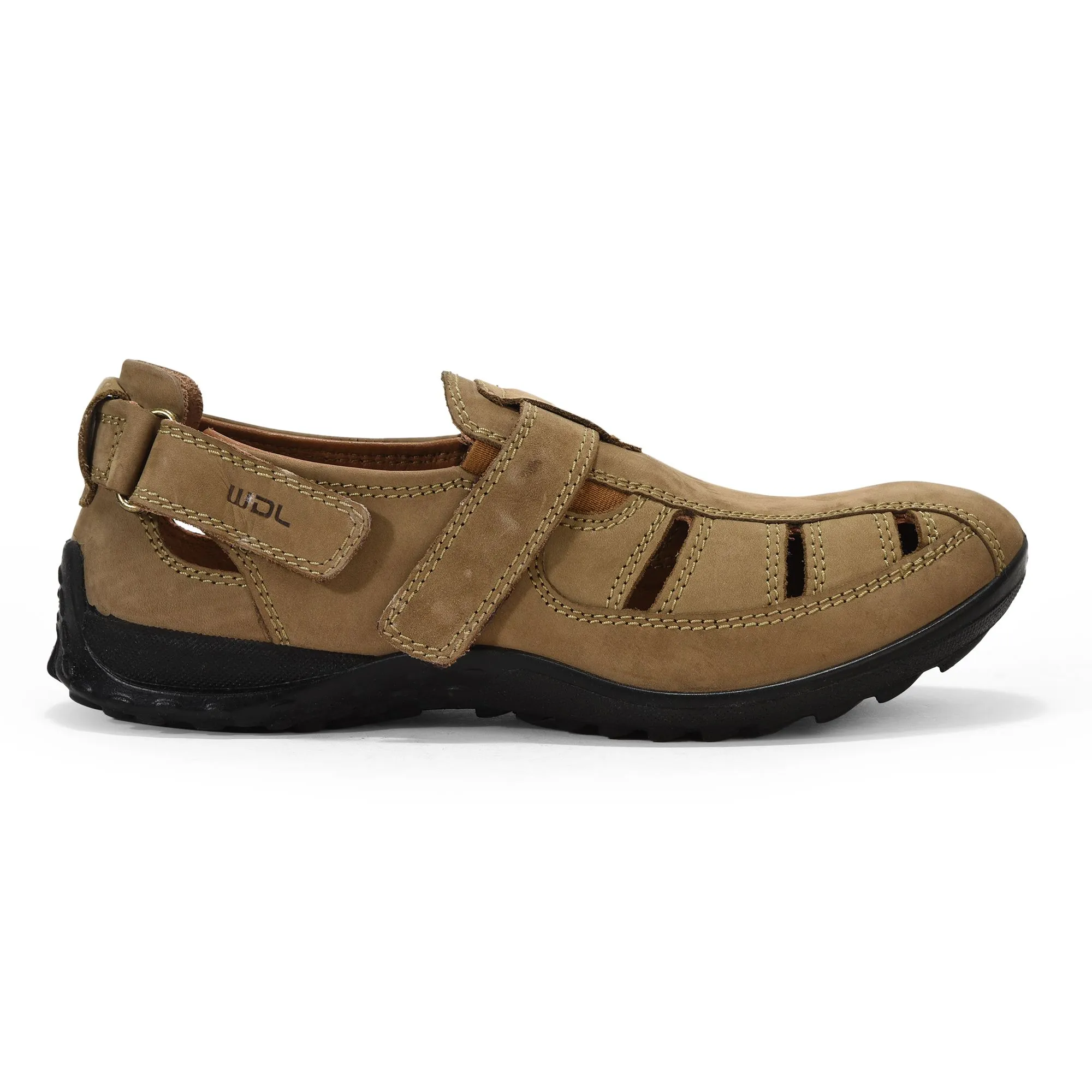 khaki-closed-toe-sandal