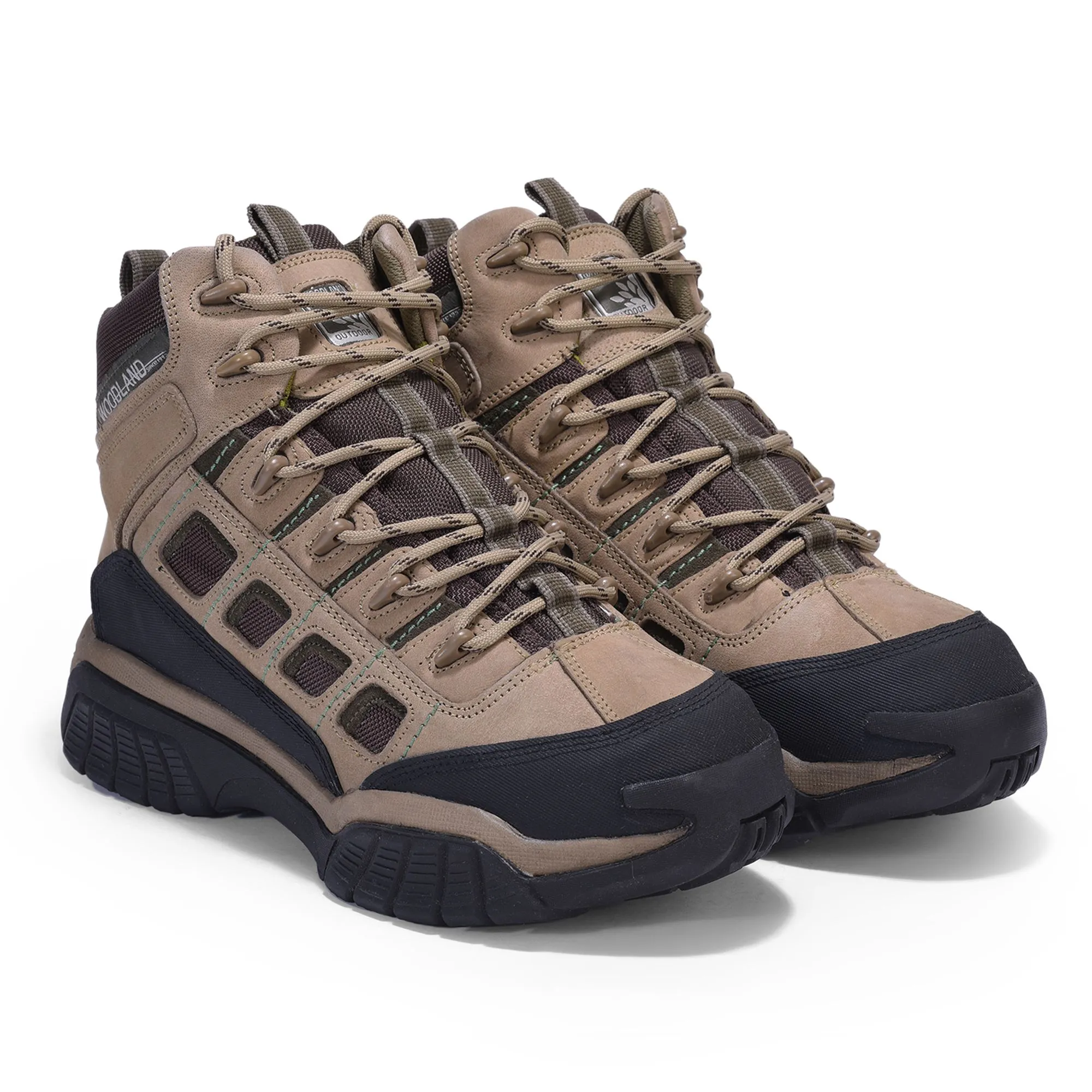 khaki boot for men - Thumbnail 6