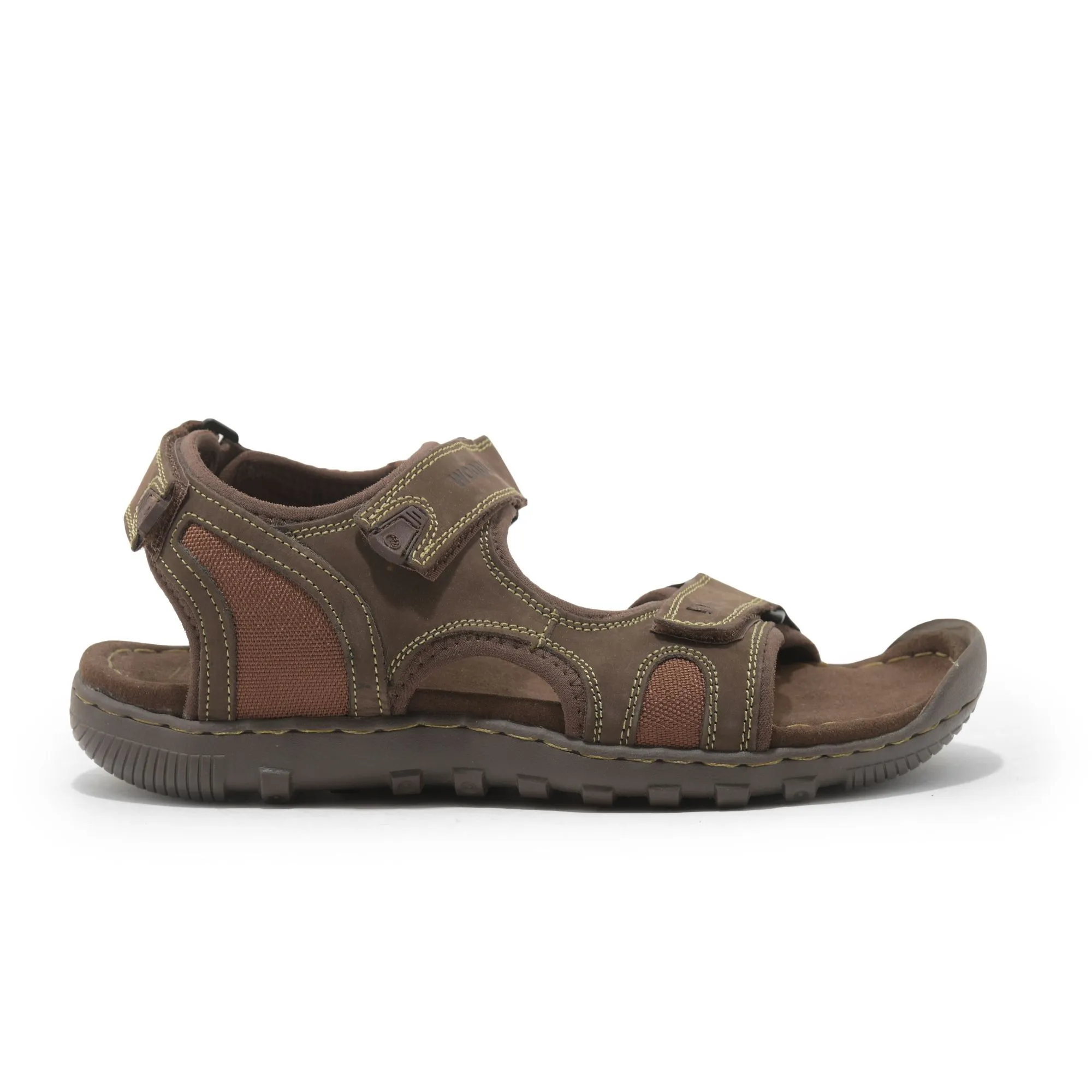 Woodland Brown floater Sandals - Thumbnail 1