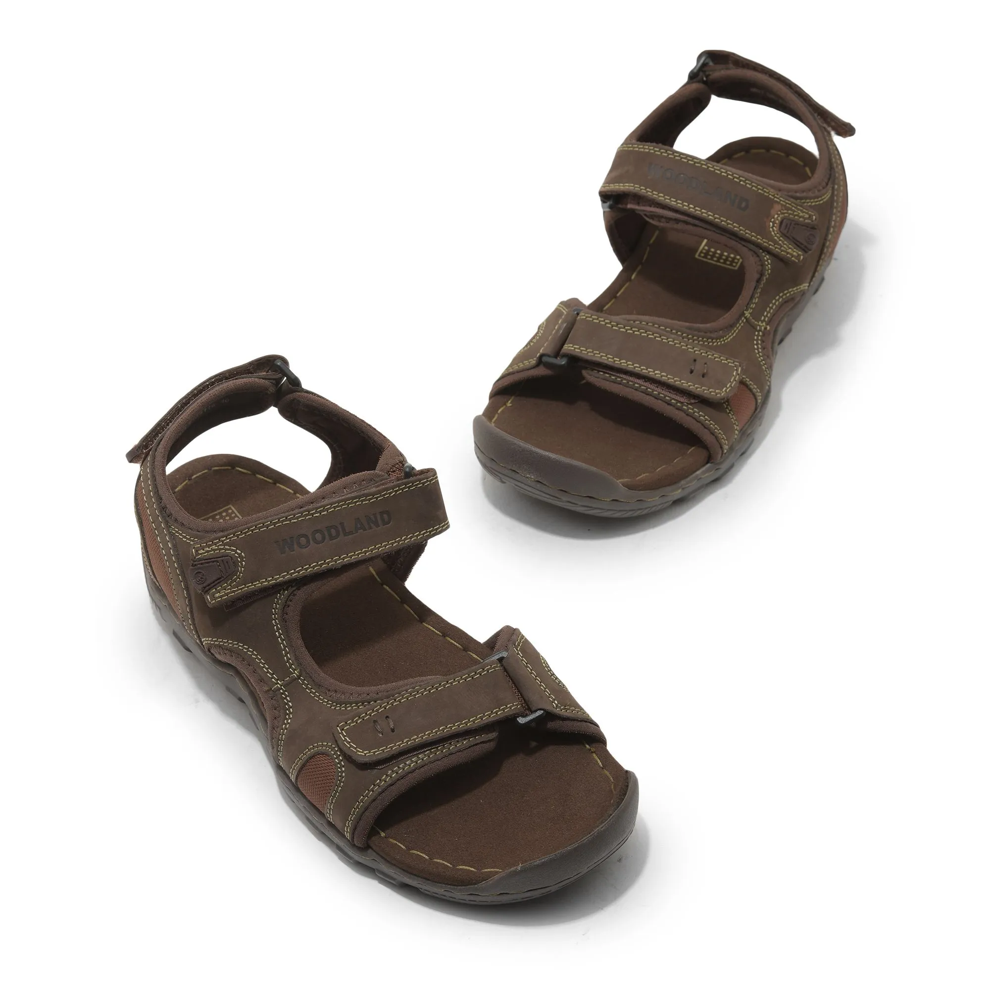 Woodland Brown floater Sandals - Thumbnail 2