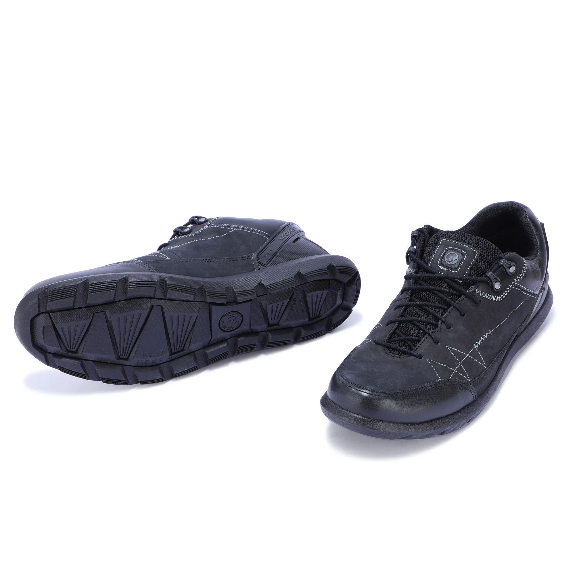 Woodland BLACK casual shoes - Thumbnail 4