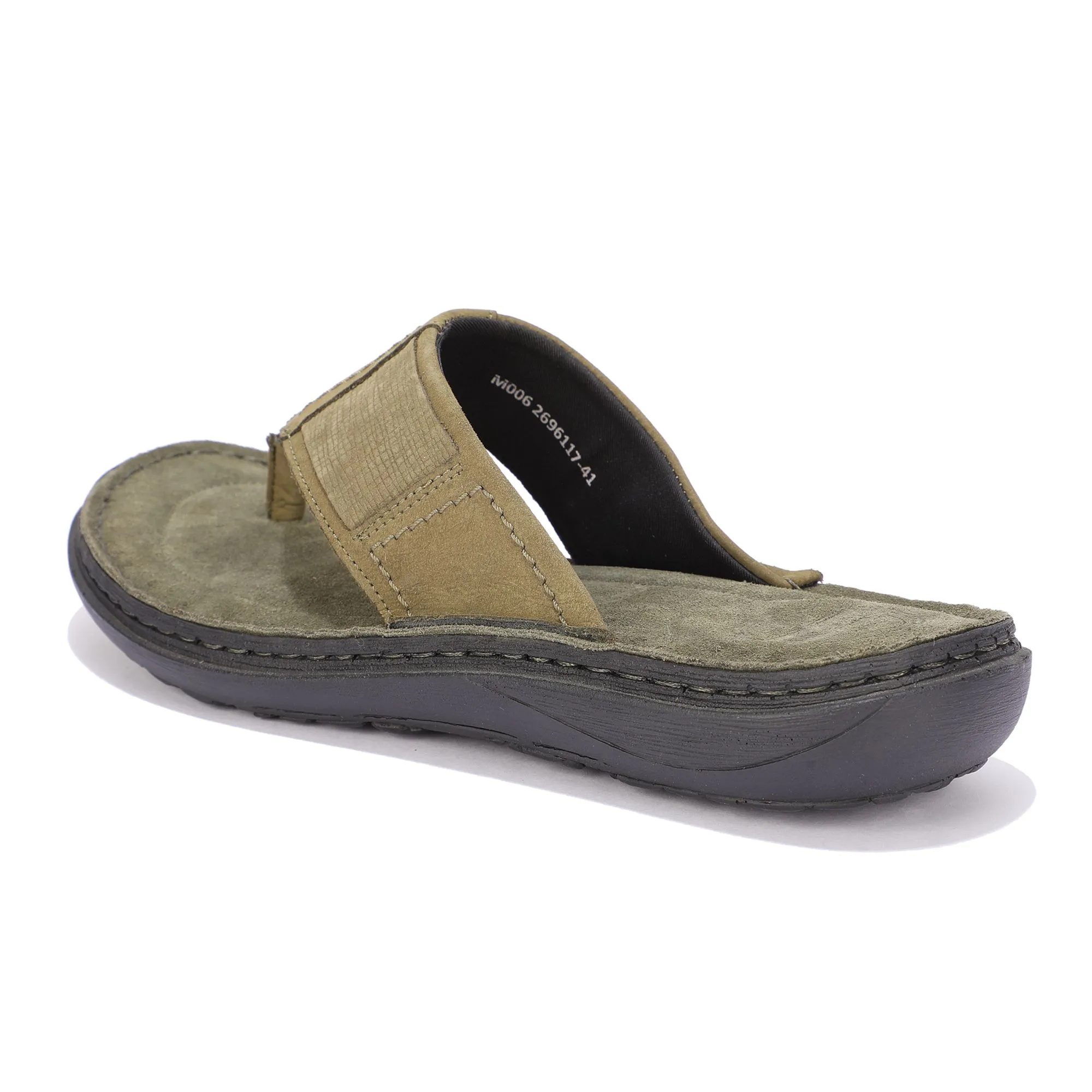 Woodland OLIVE GREEN casual slippers - Thumbnail 5