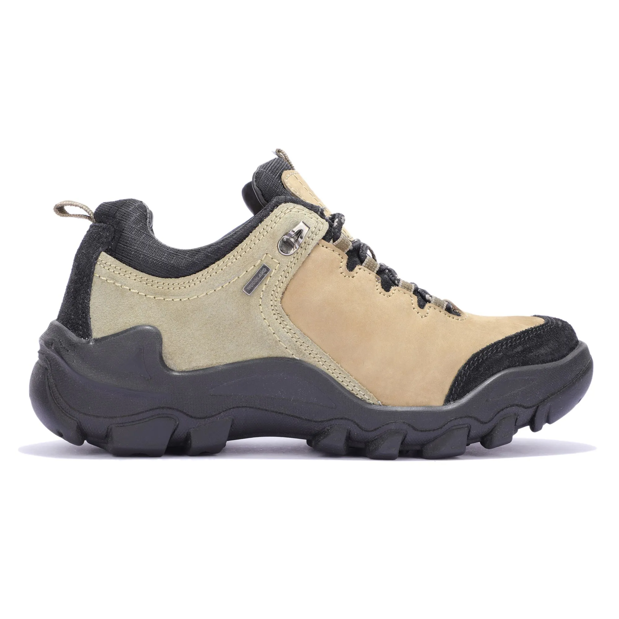 Khaki trekking shoes - Image 1