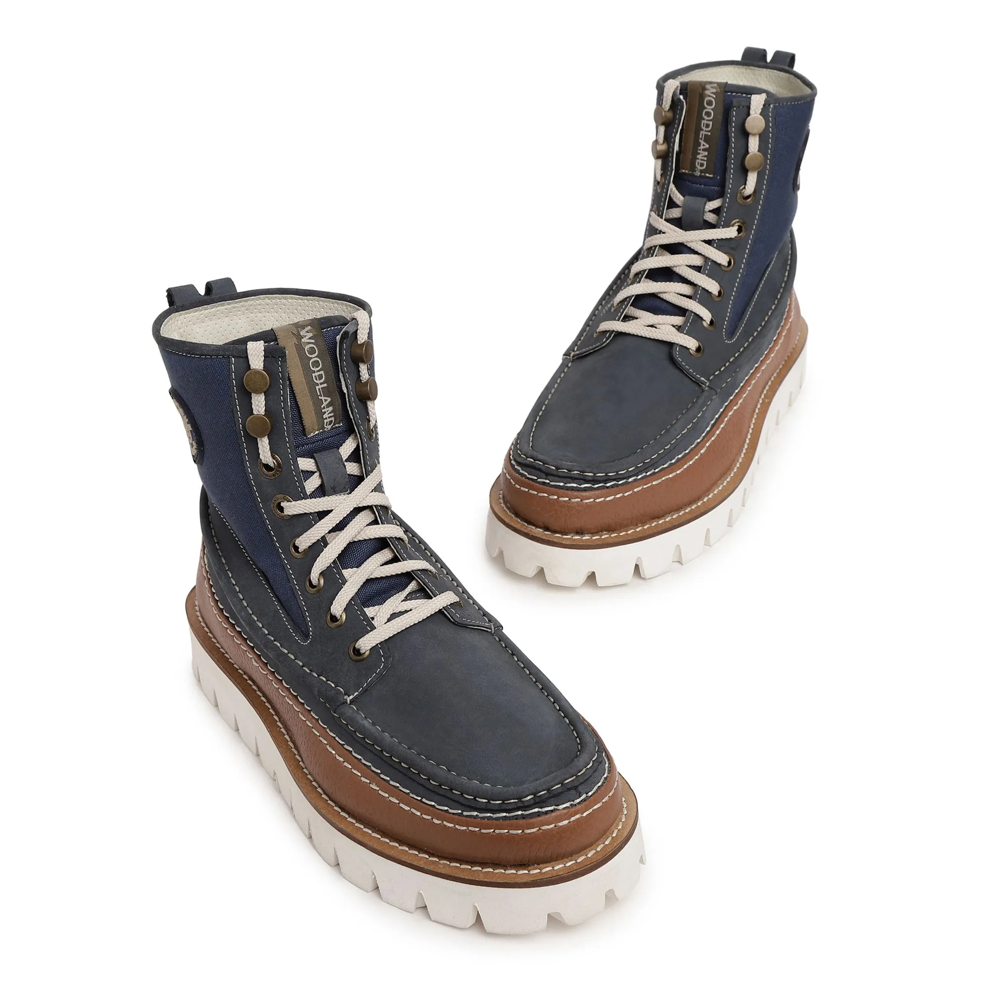 Navy Boots for Men - Thumbnail 2
