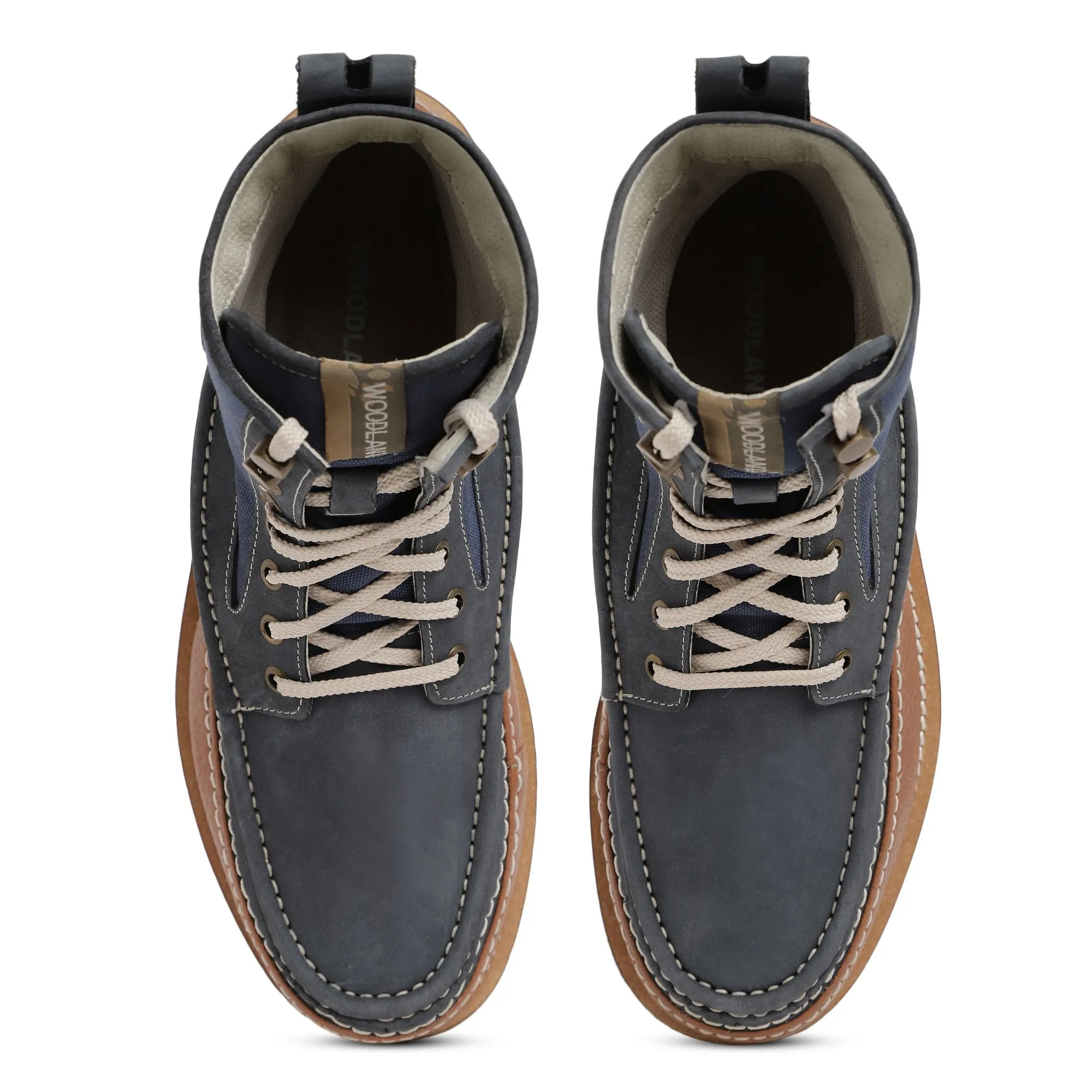 Navy Boots for Men - Thumbnail 3