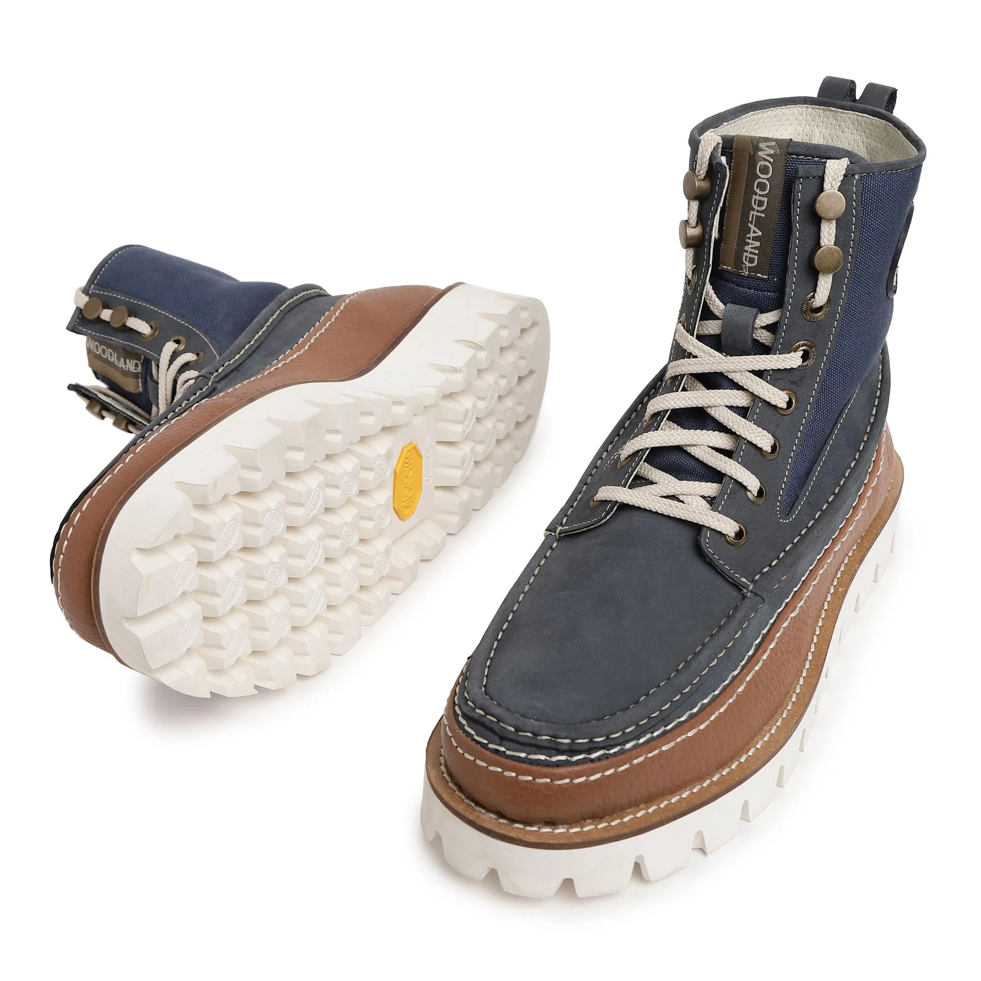 Navy Boots for Men - Thumbnail 4