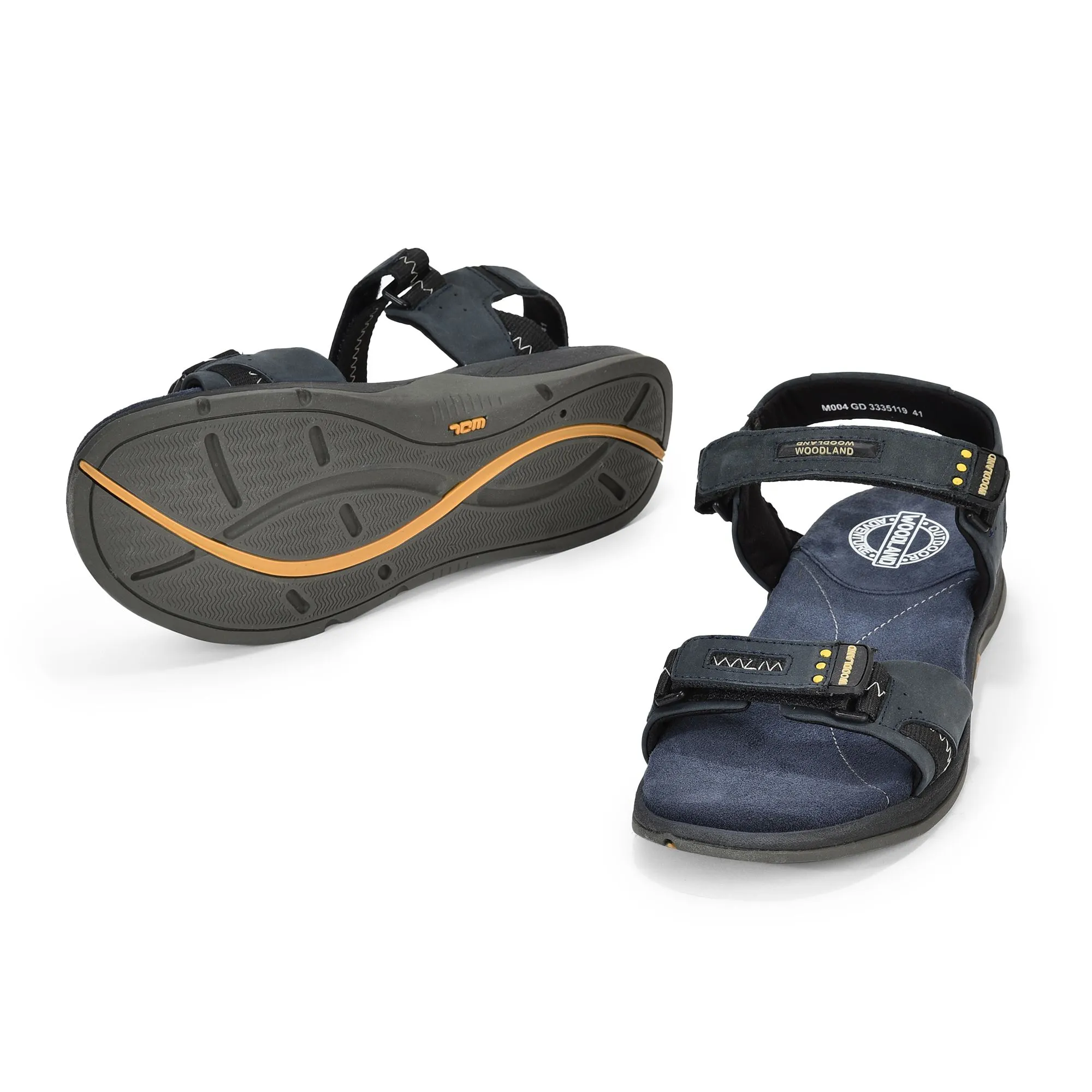 Dark navy casual sandal for men - Thumbnail 4