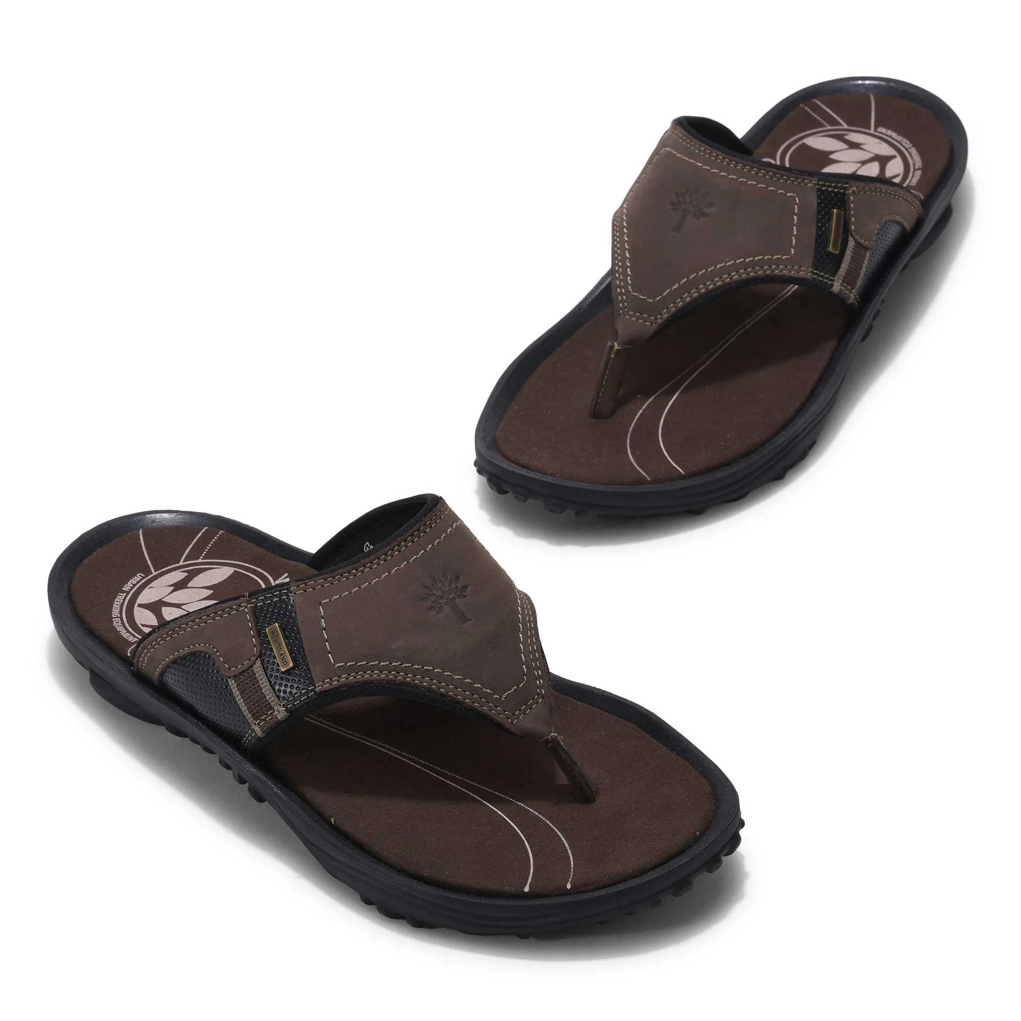 Dark brown casual slipper for men - Thumbnail 2
