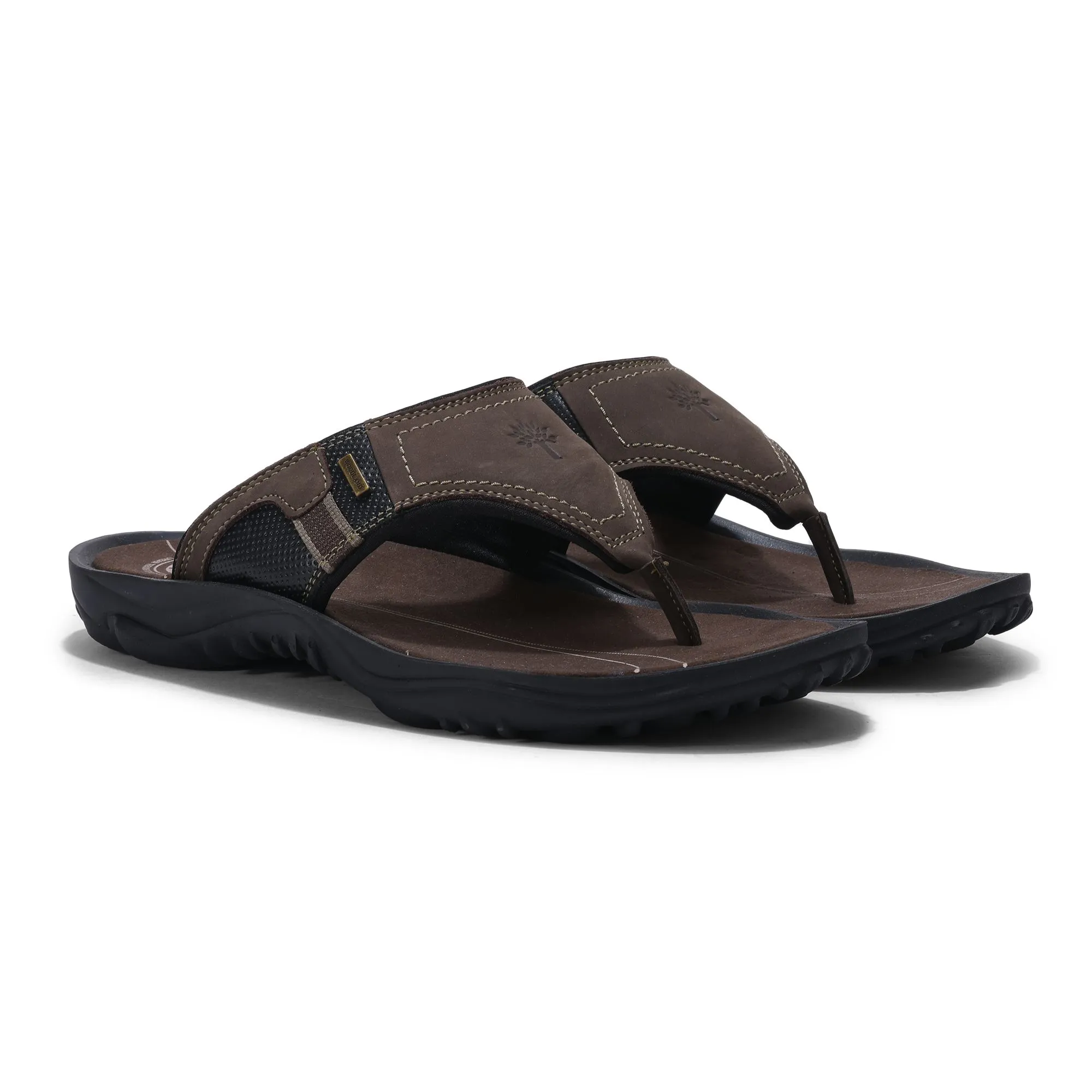 Dark brown casual slipper for men - Thumbnail 6