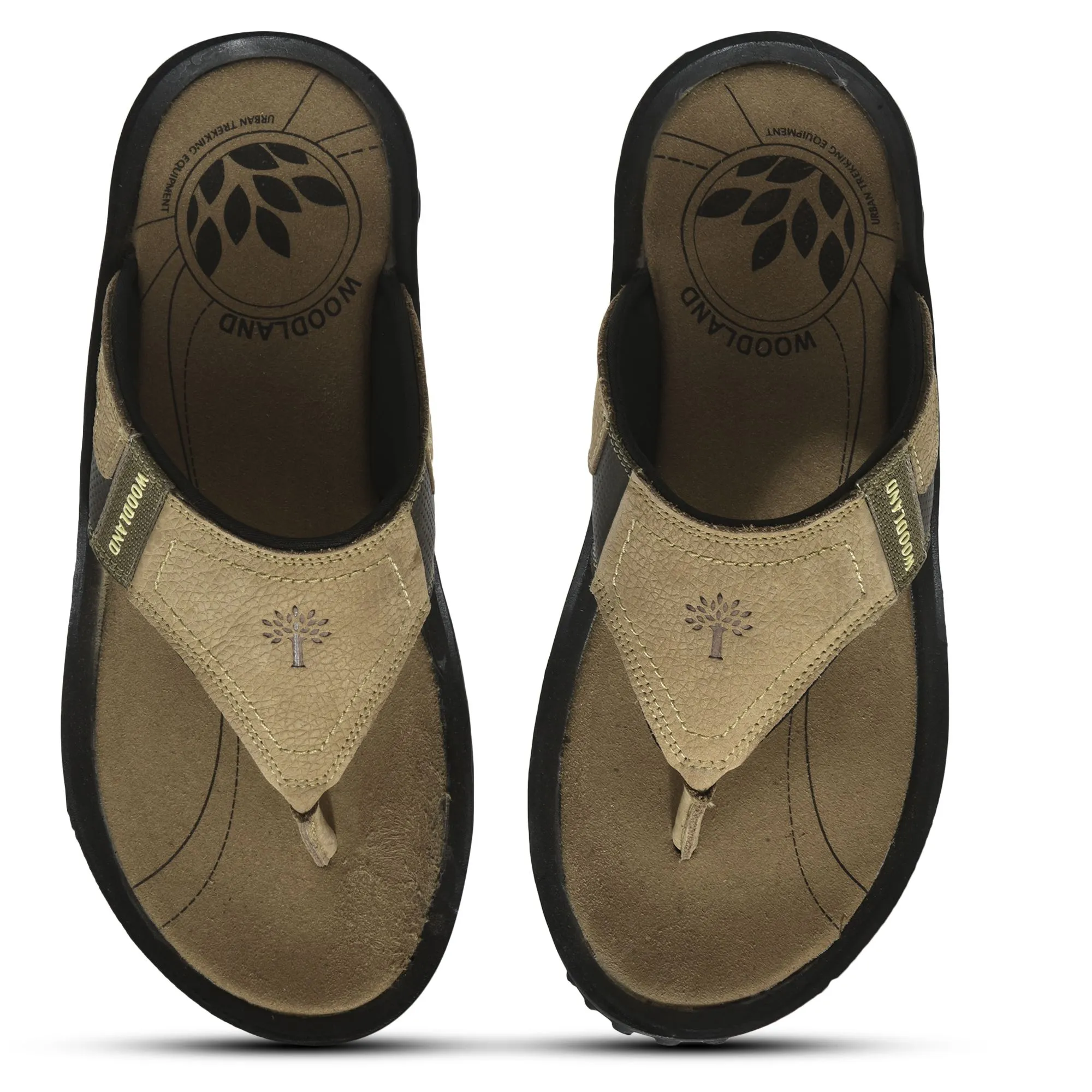 Khaki Slipper For men - Thumbnail 3