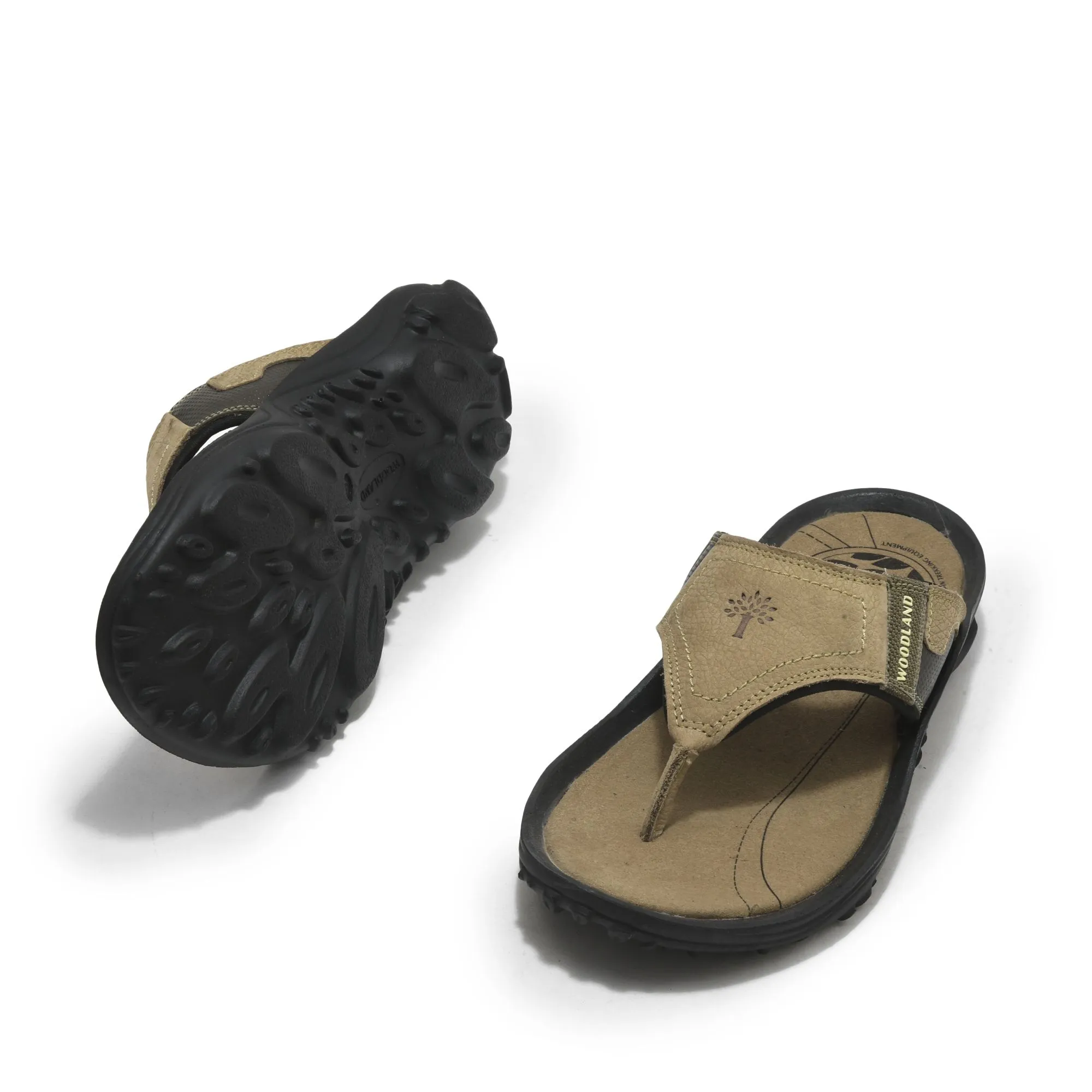 Khaki Slipper For men - Thumbnail 4